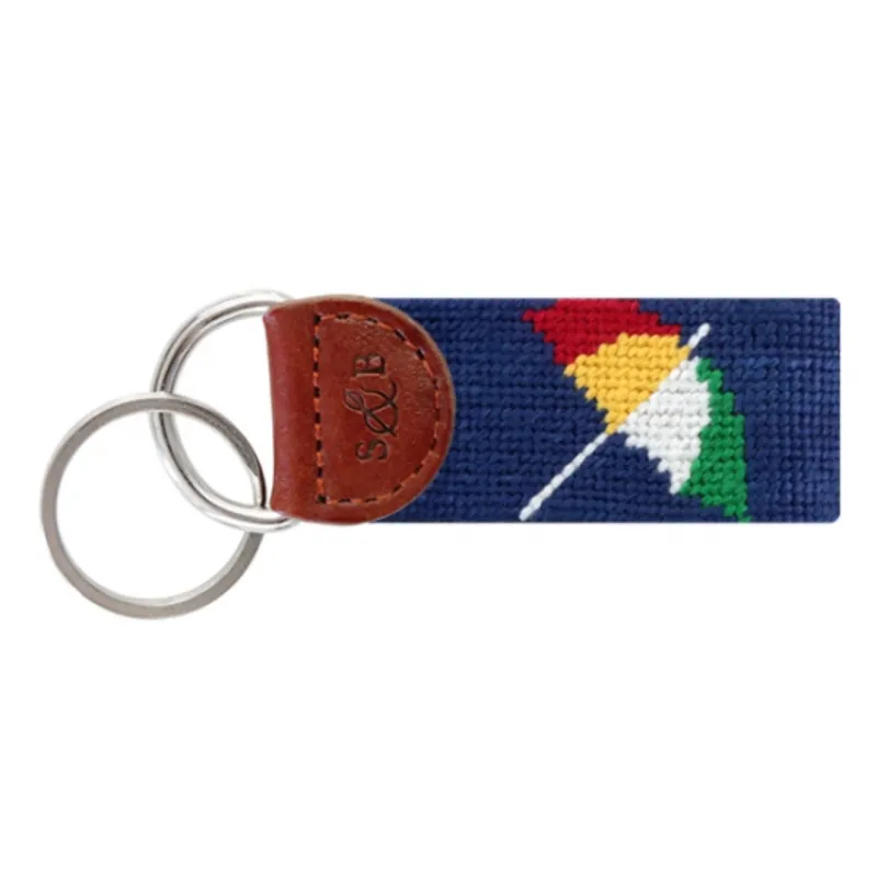 Arnold Palmer Needlepoint Key Fob sold by The Andover Shop