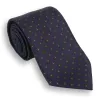 Large Flower Motif Silk Tie sold by The Andover Shop