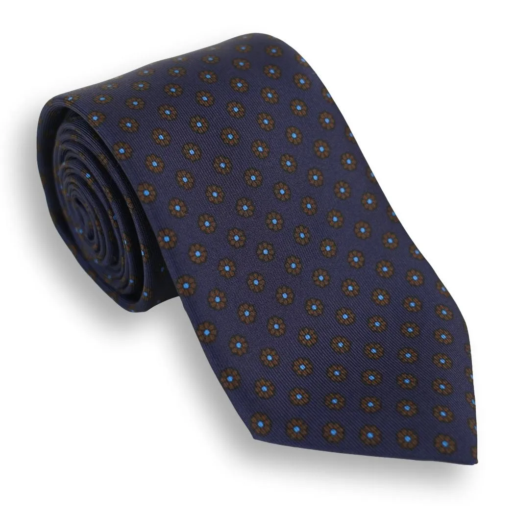 Large Flower Motif Silk Tie sold by The Andover Shop product image thumbnail 4