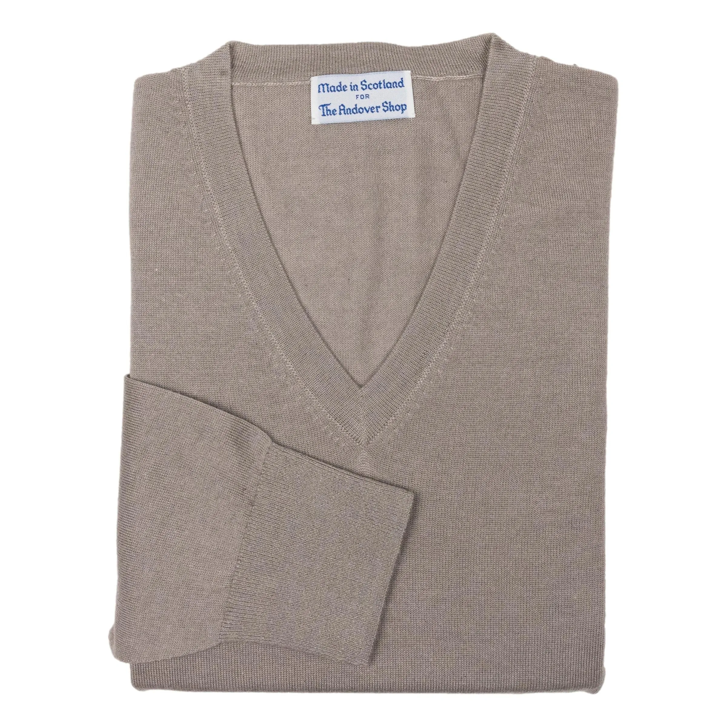 Joshua Cashmere and Silk Blend V-Neck Sweater sold by The Andover Shop