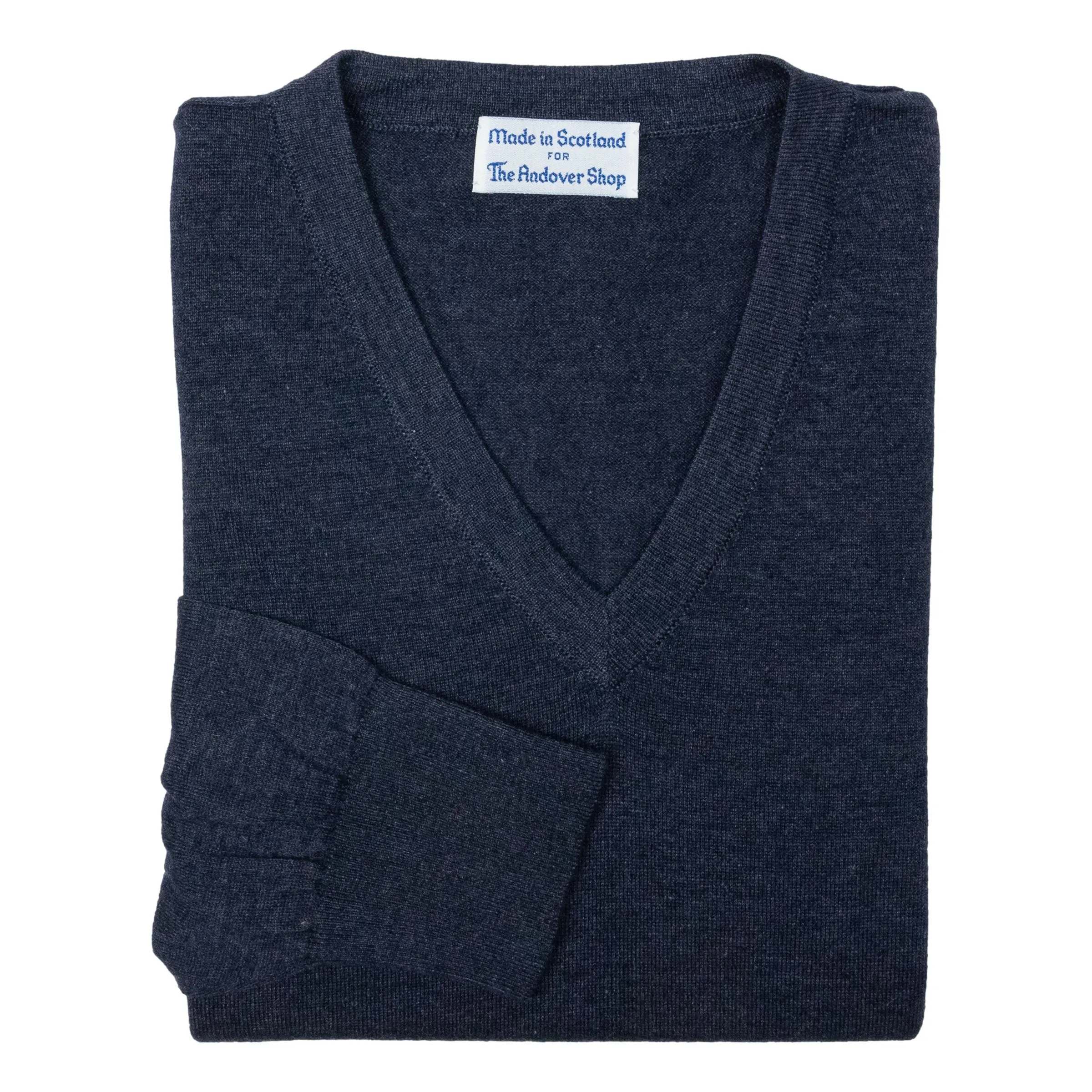 Joshua Cashmere and Silk Blend V-Neck Sweater sold by The Andover Shop product image thumbnail 4