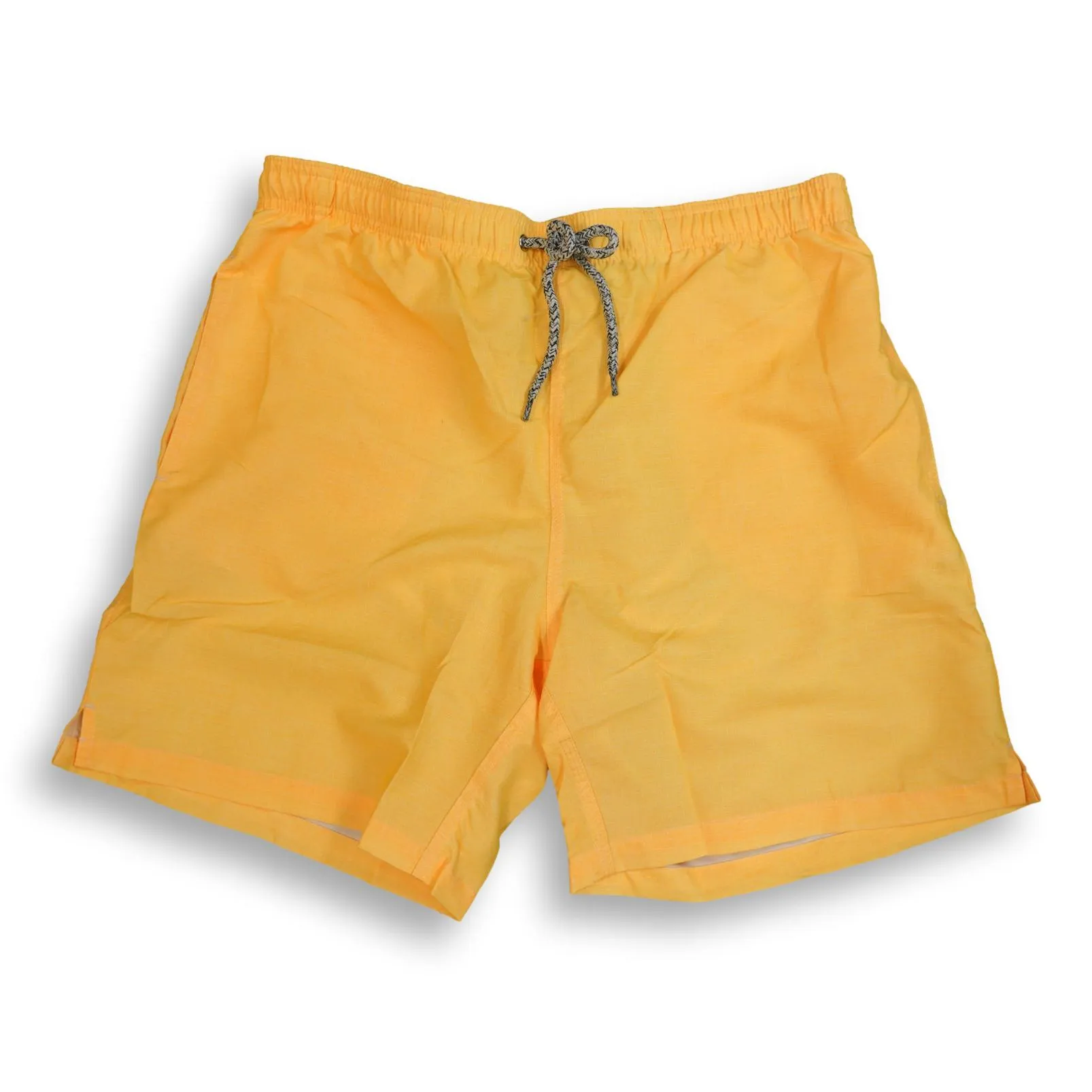 Yellow Linen Pattern Swim Trunk sold by The Andover Shop