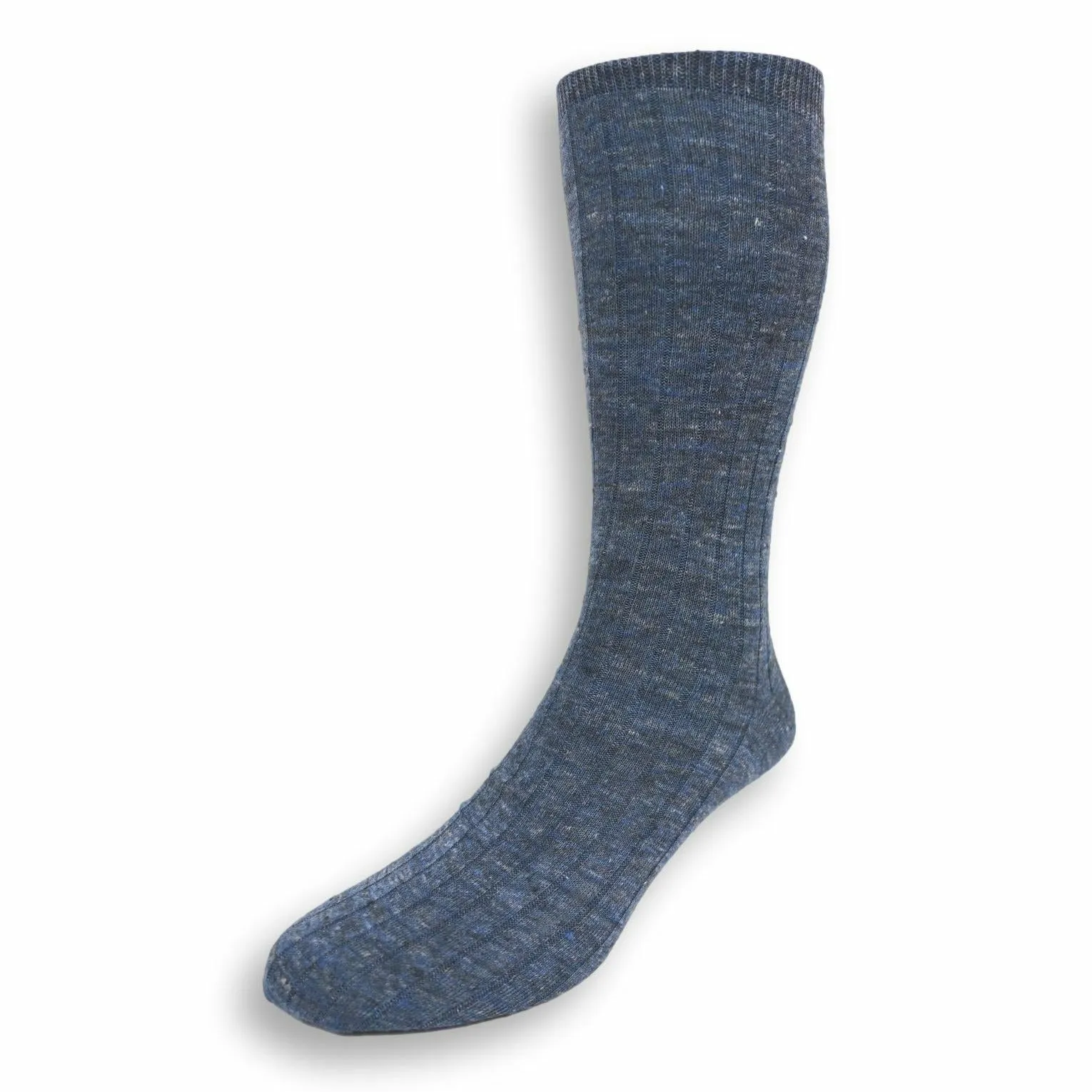 Mid-Calf Marl Linen Dress Sock sold by The Andover Shop product image thumbnail 2