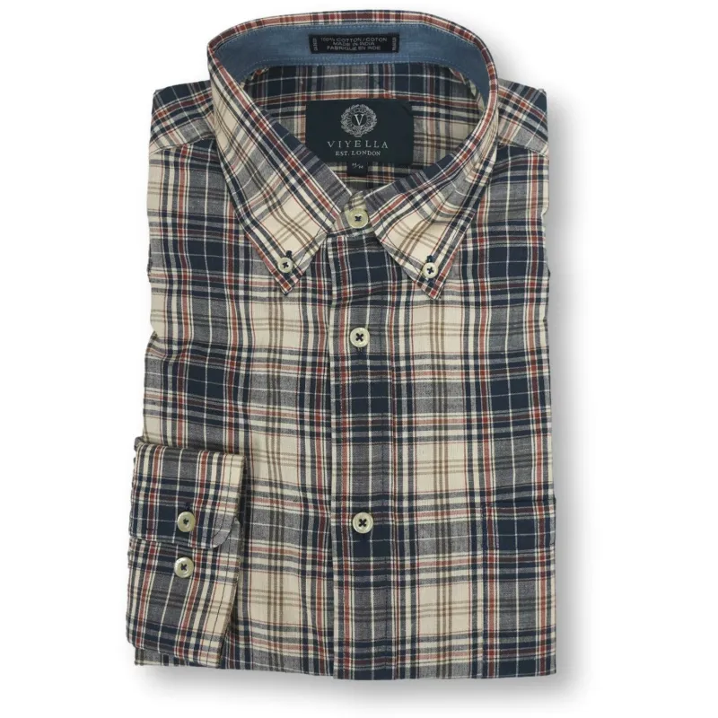 Viyella 100% Cotton Madras Sport Shirt sold by The Andover Shop