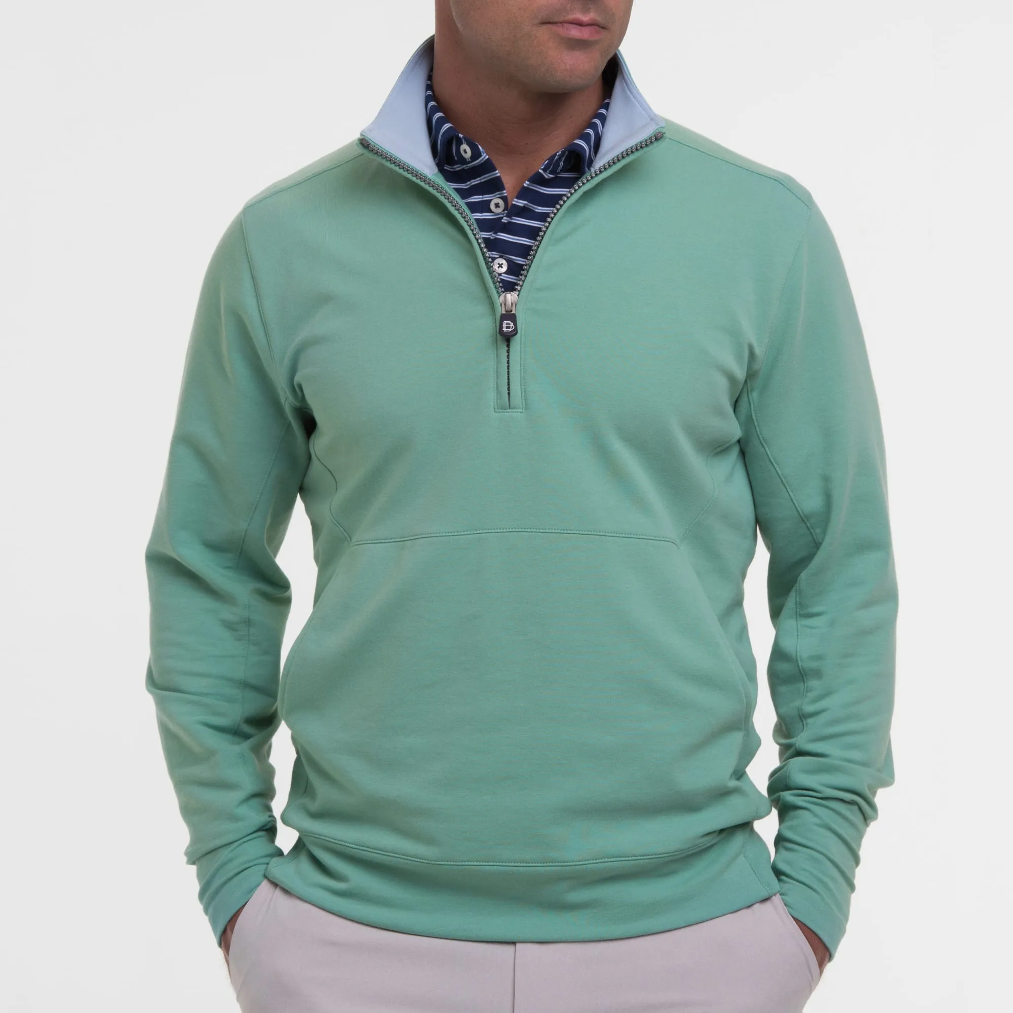 Russell 1/4 Zip Pima Cotton Sweater sold by The Andover Shop product image thumbnail 4