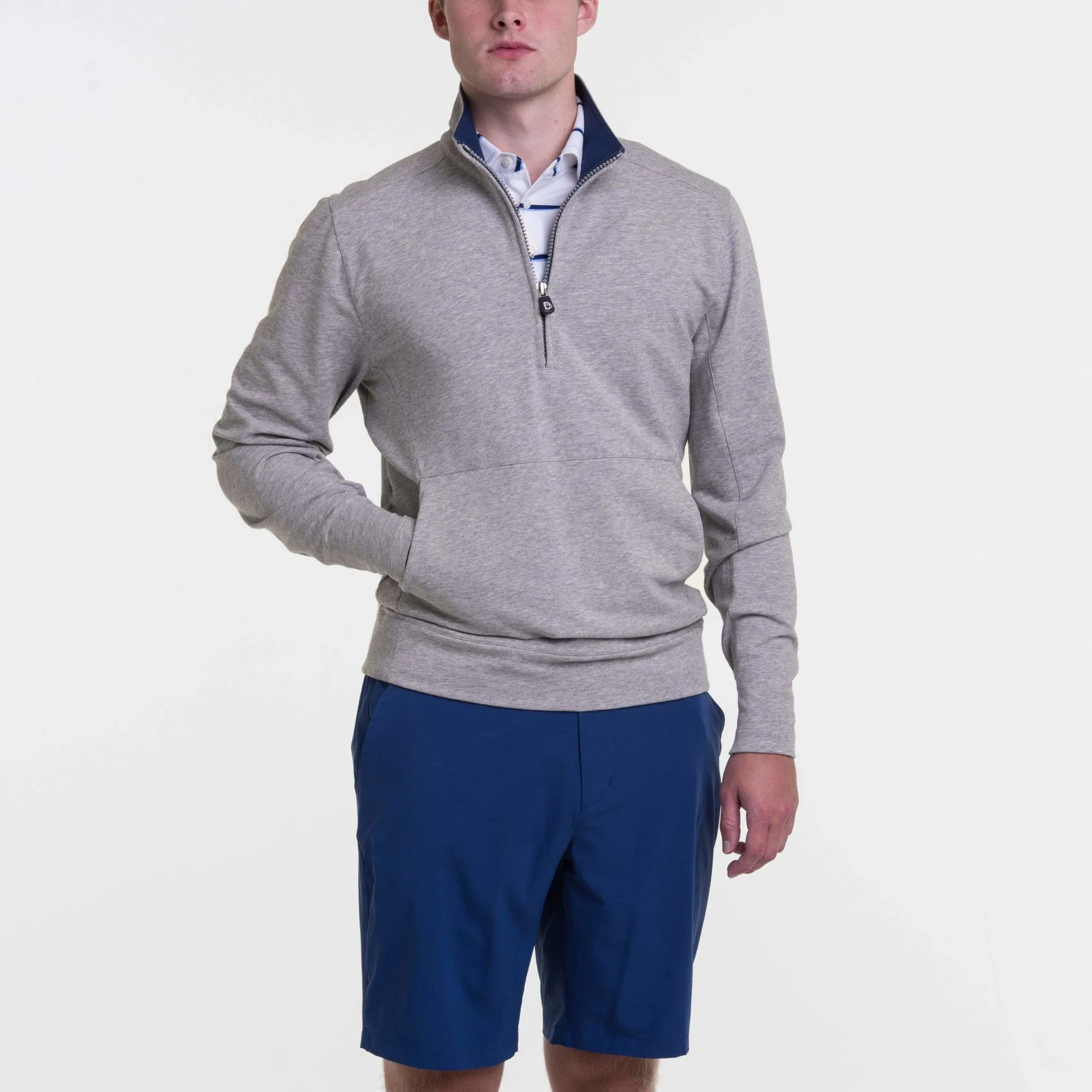 Russell 1/4 Zip Pima Cotton Sweater sold by The Andover Shop product image thumbnail 2