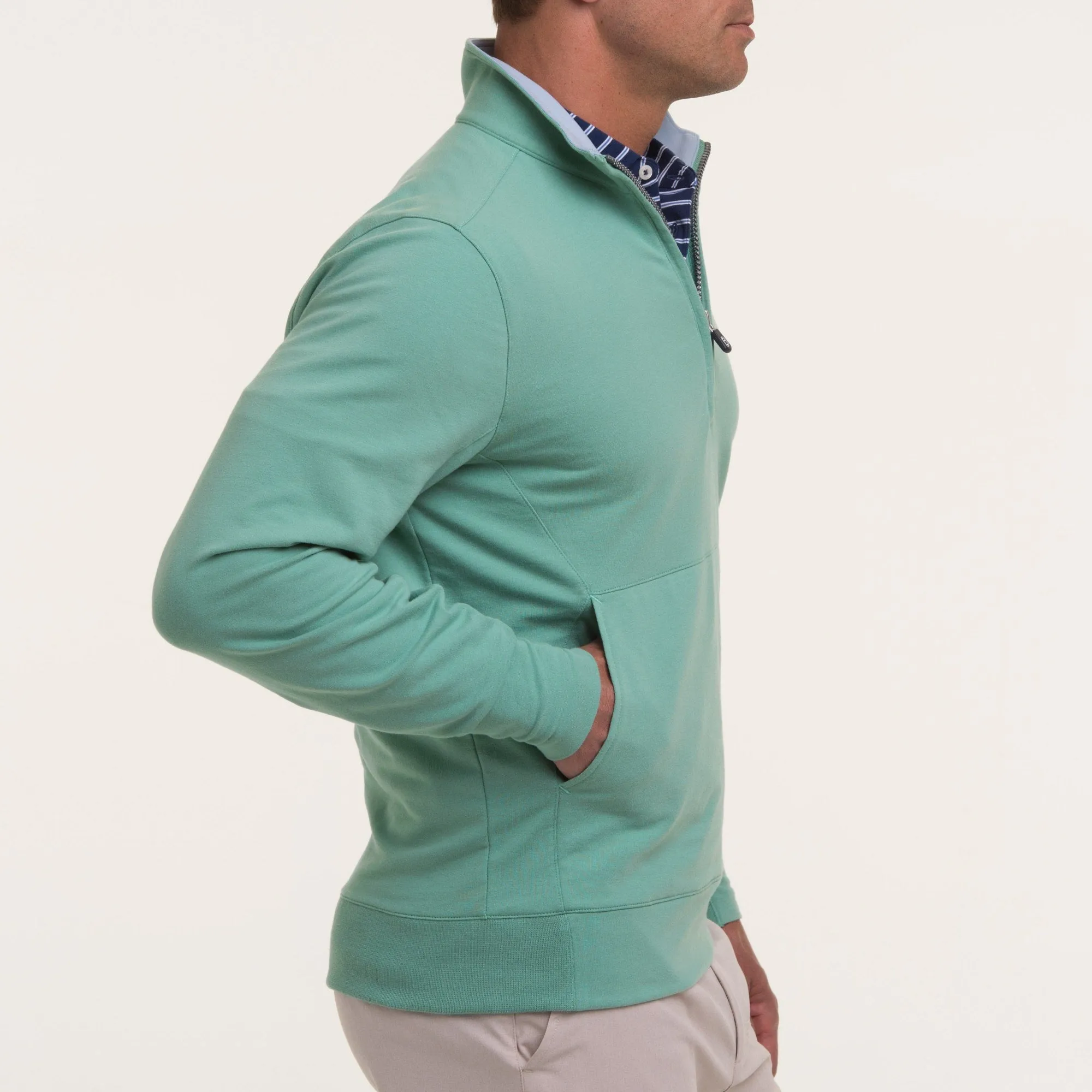 Russell 1/4 Zip Pima Cotton Sweater sold by The Andover Shop product image thumbnail 5