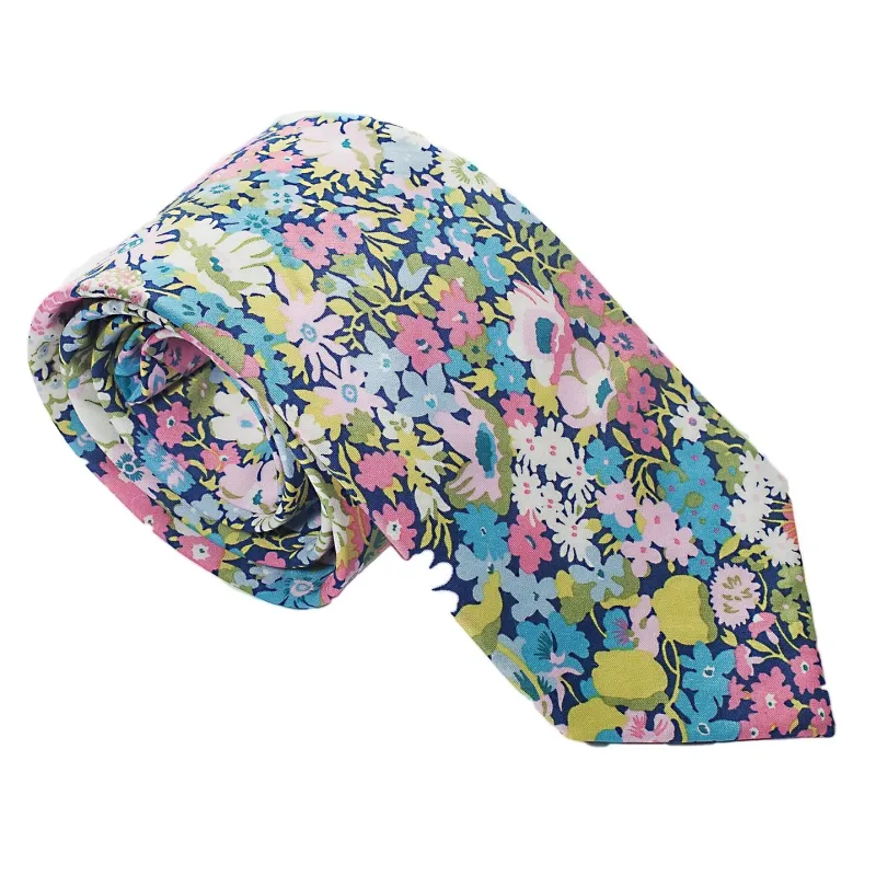 Bromley Cotton Tie sold by The Andover Shop