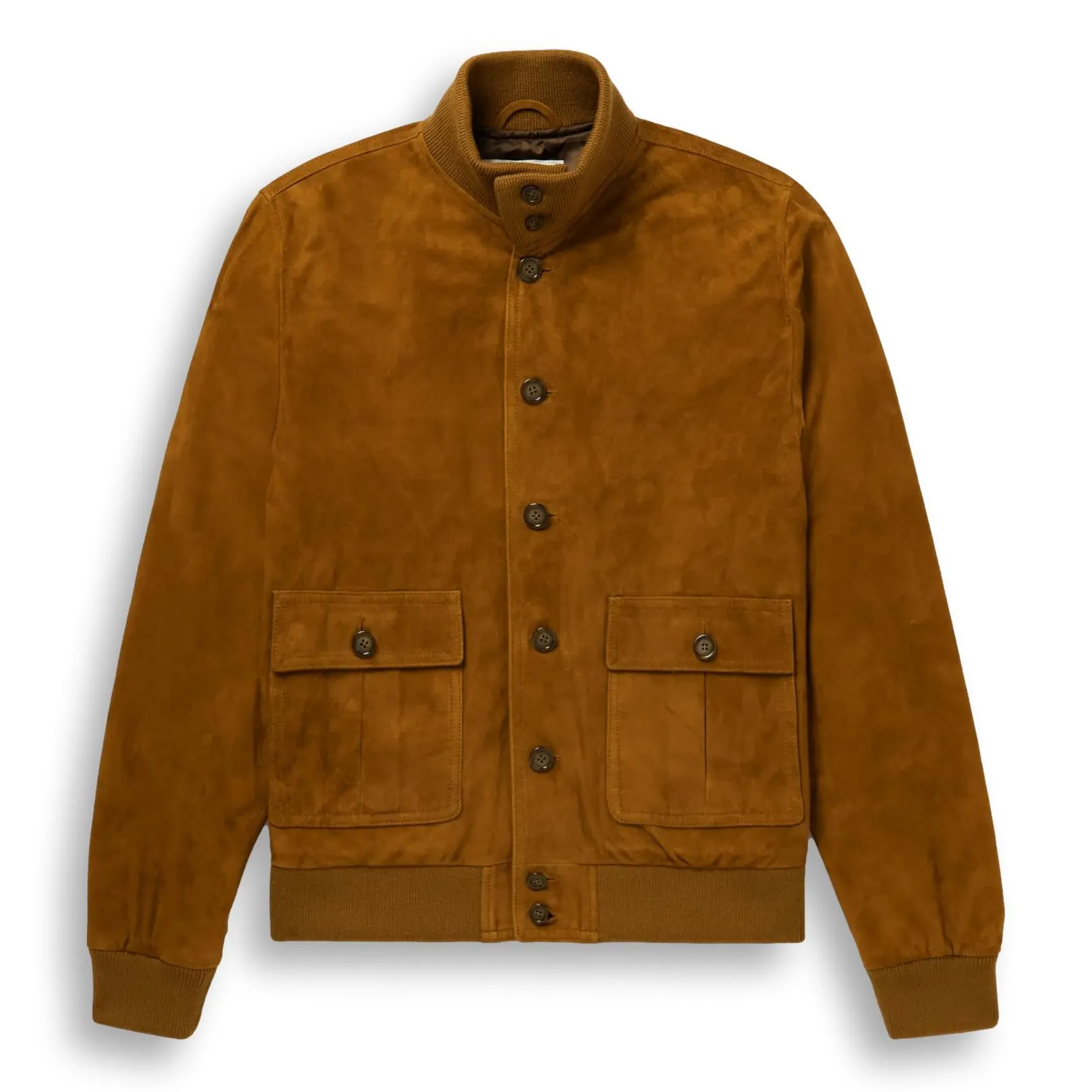 Valstarino Suede Bomber Jacket sold by The Andover Shop