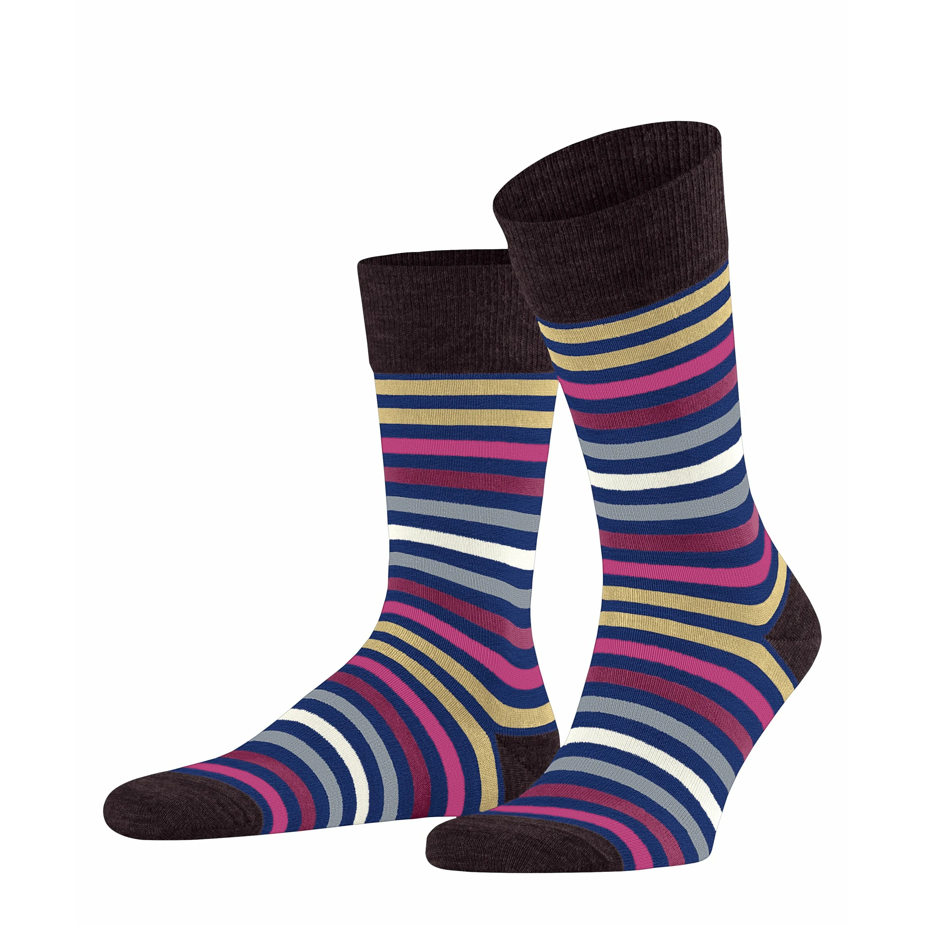 Tinted Stripe Mid-Calf Dress Sock sold by The Andover Shop product image thumbnail 3