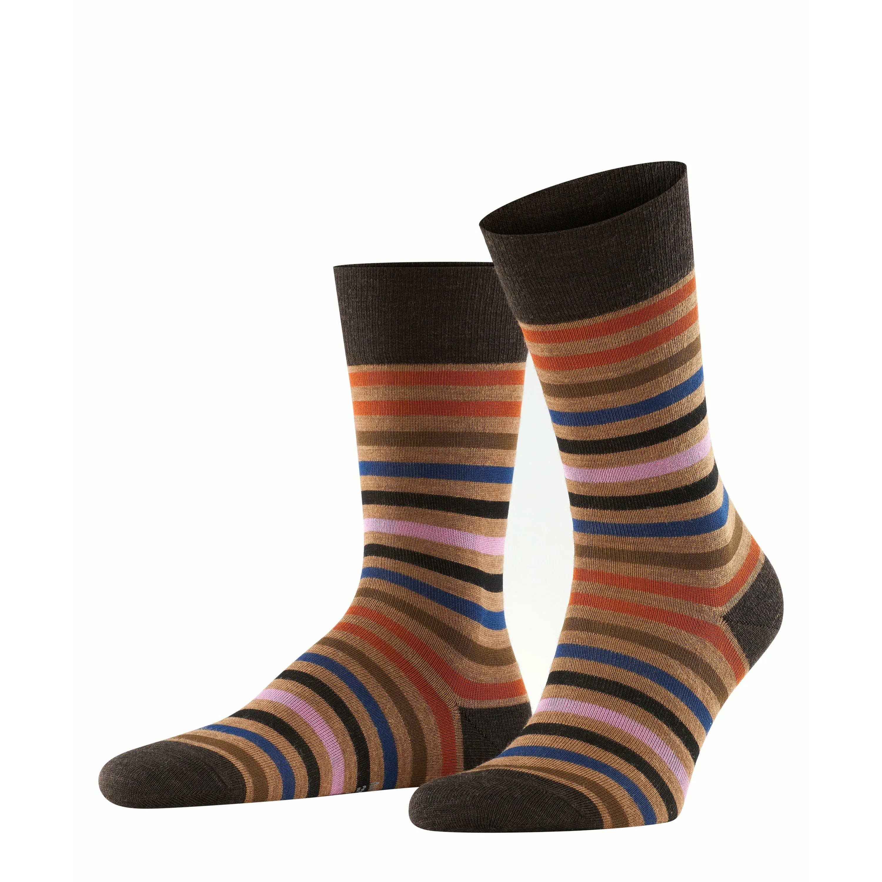 Tinted Stripe Mid-Calf Dress Sock sold by The Andover Shop product image thumbnail 2