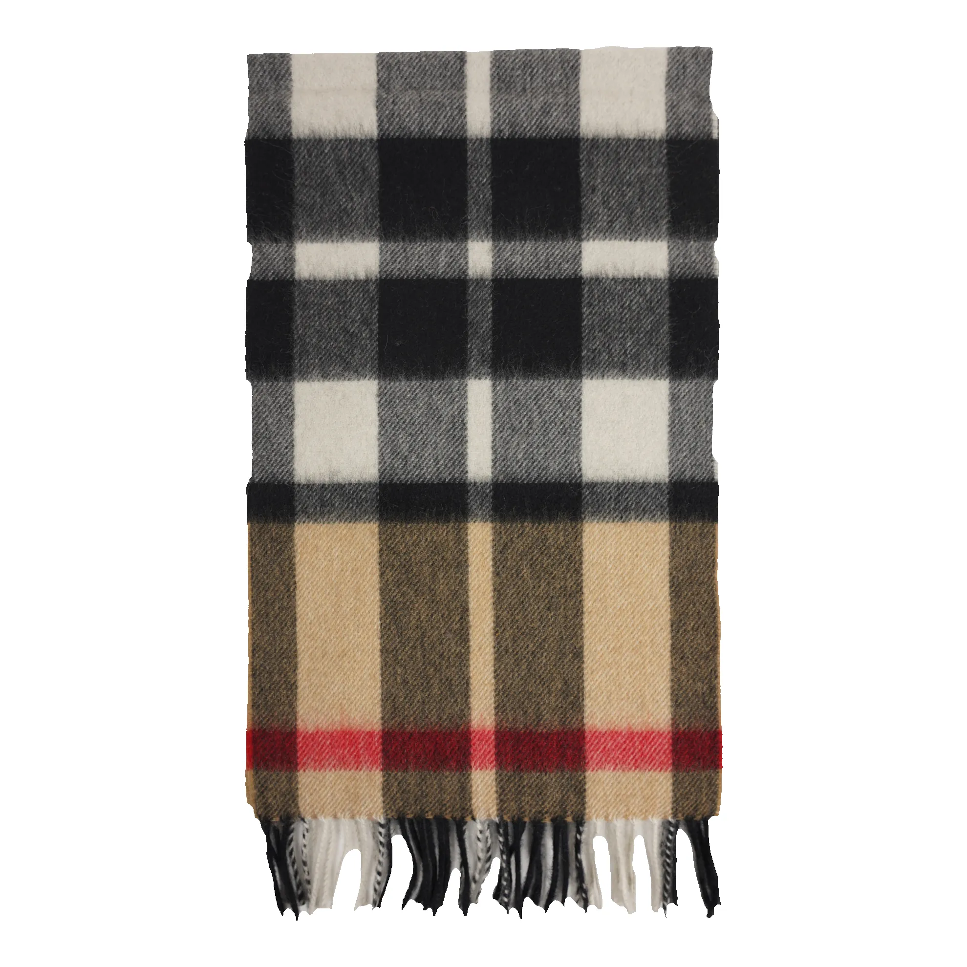 Classic 100% Plaid Cashmere Scarf sold by The Andover Shop product image thumbnail 5