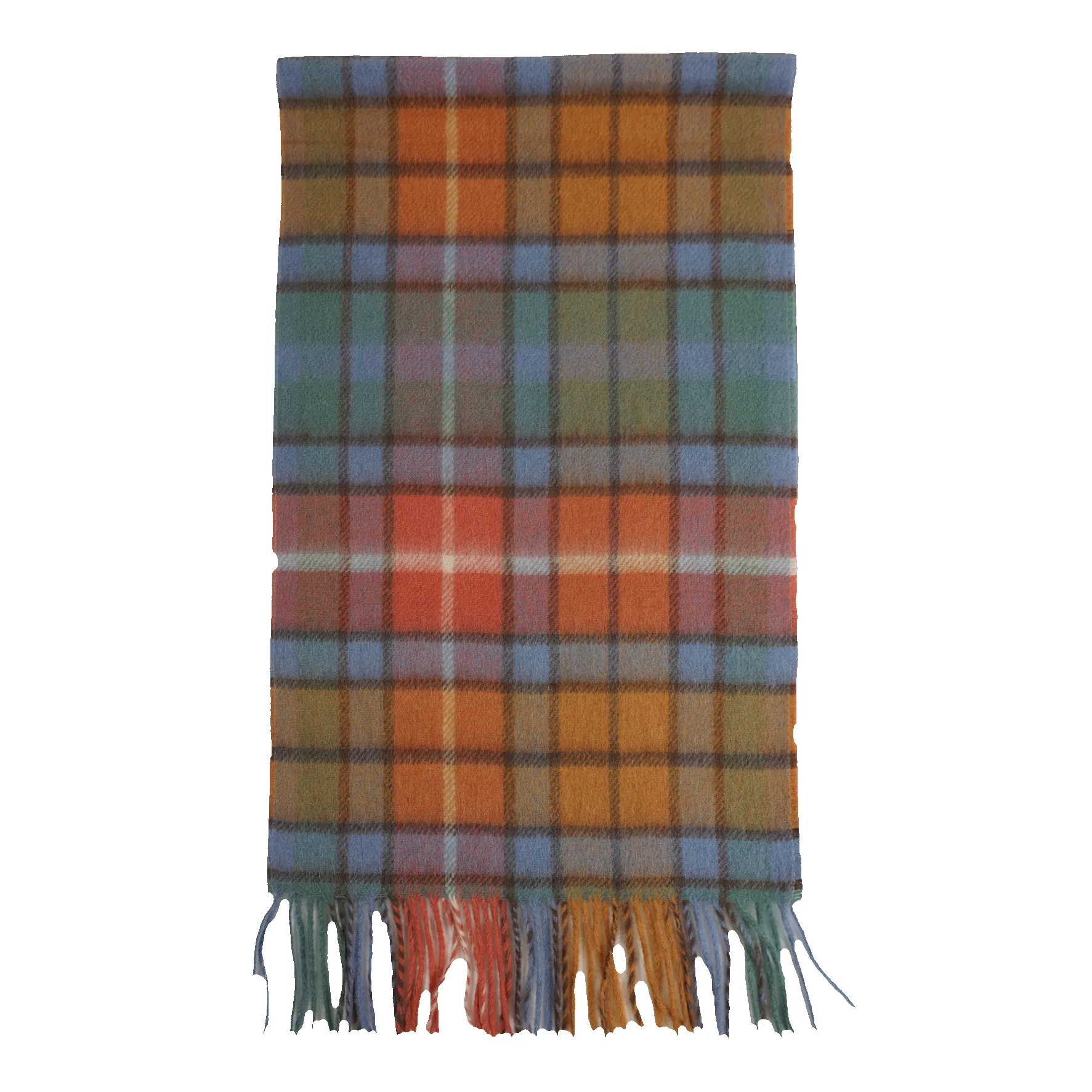 Classic 100% Plaid Cashmere Scarf sold by The Andover Shop product image thumbnail 4