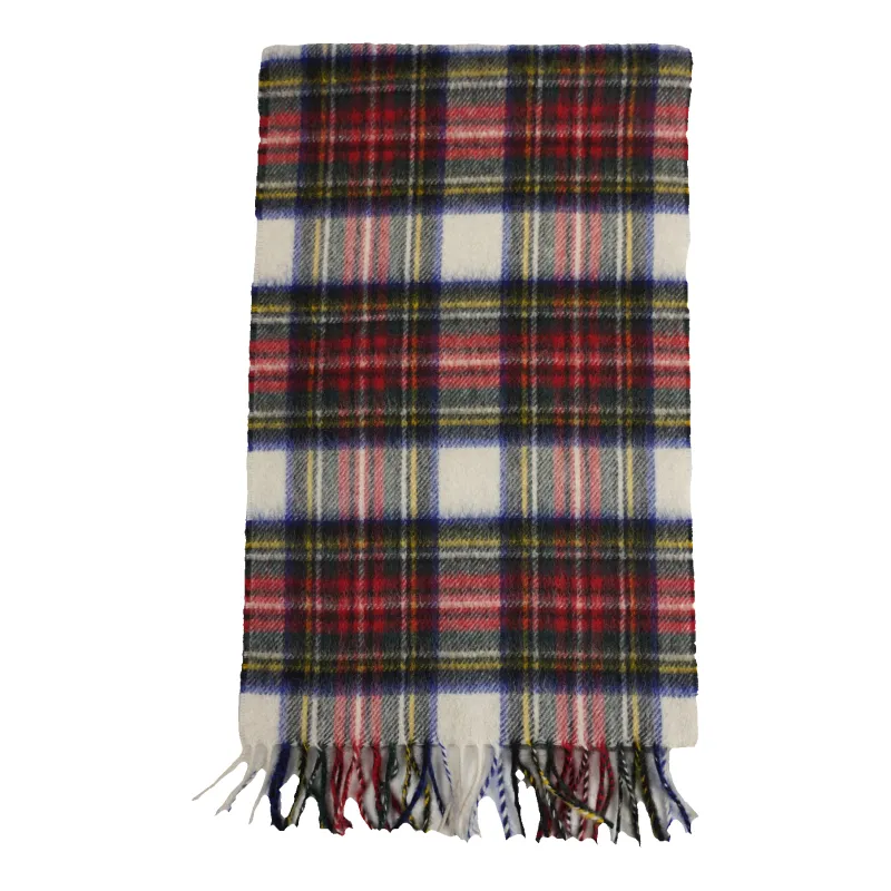 Classic 100% Tartan Cashmere Scarf sold by The Andover Shop