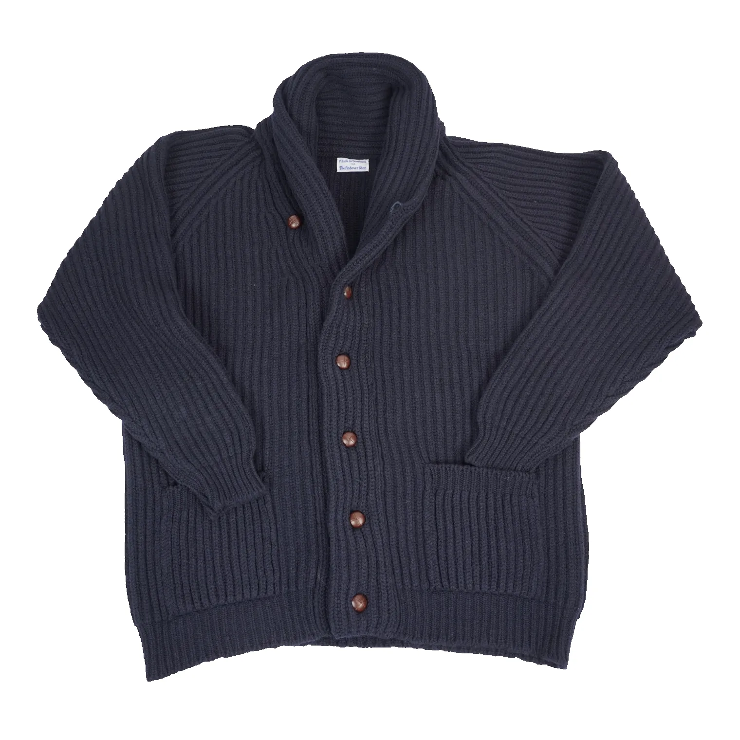 Lambswool Shawl Collar Cardigan Sweater sold by The Andover Shop