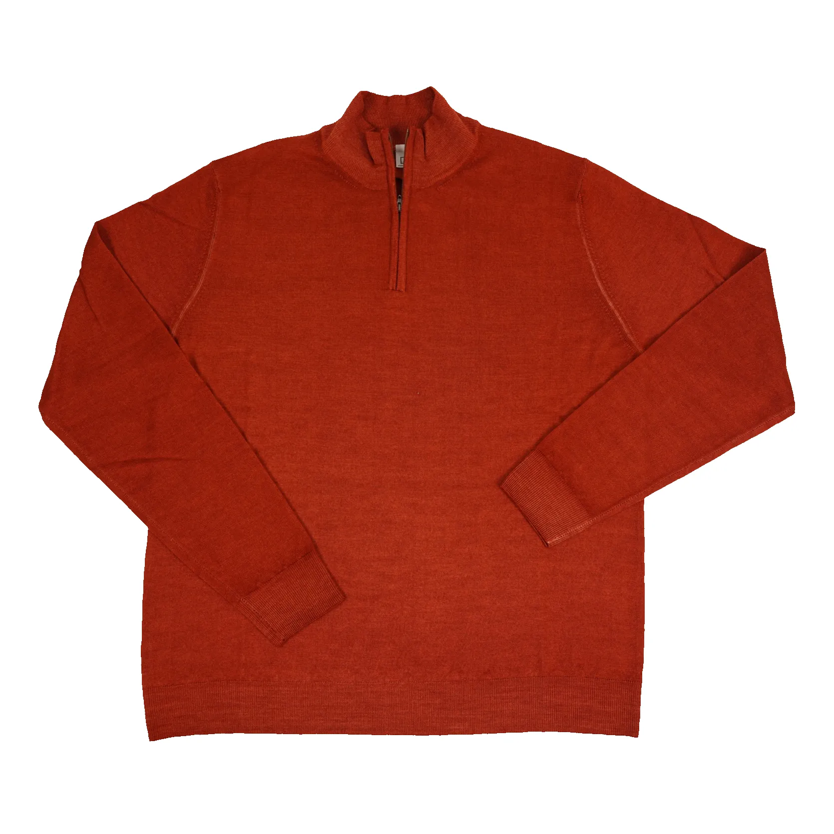 100% Merino Wool 1-Ply Quarter Zip Sweater sold by The Andover Shop product image thumbnail 3