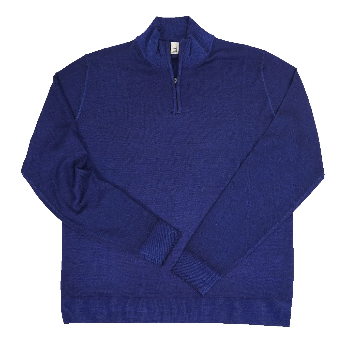100% Merino Wool 1-Ply Quarter Zip Sweater sold by The Andover Shop product image thumbnail 2