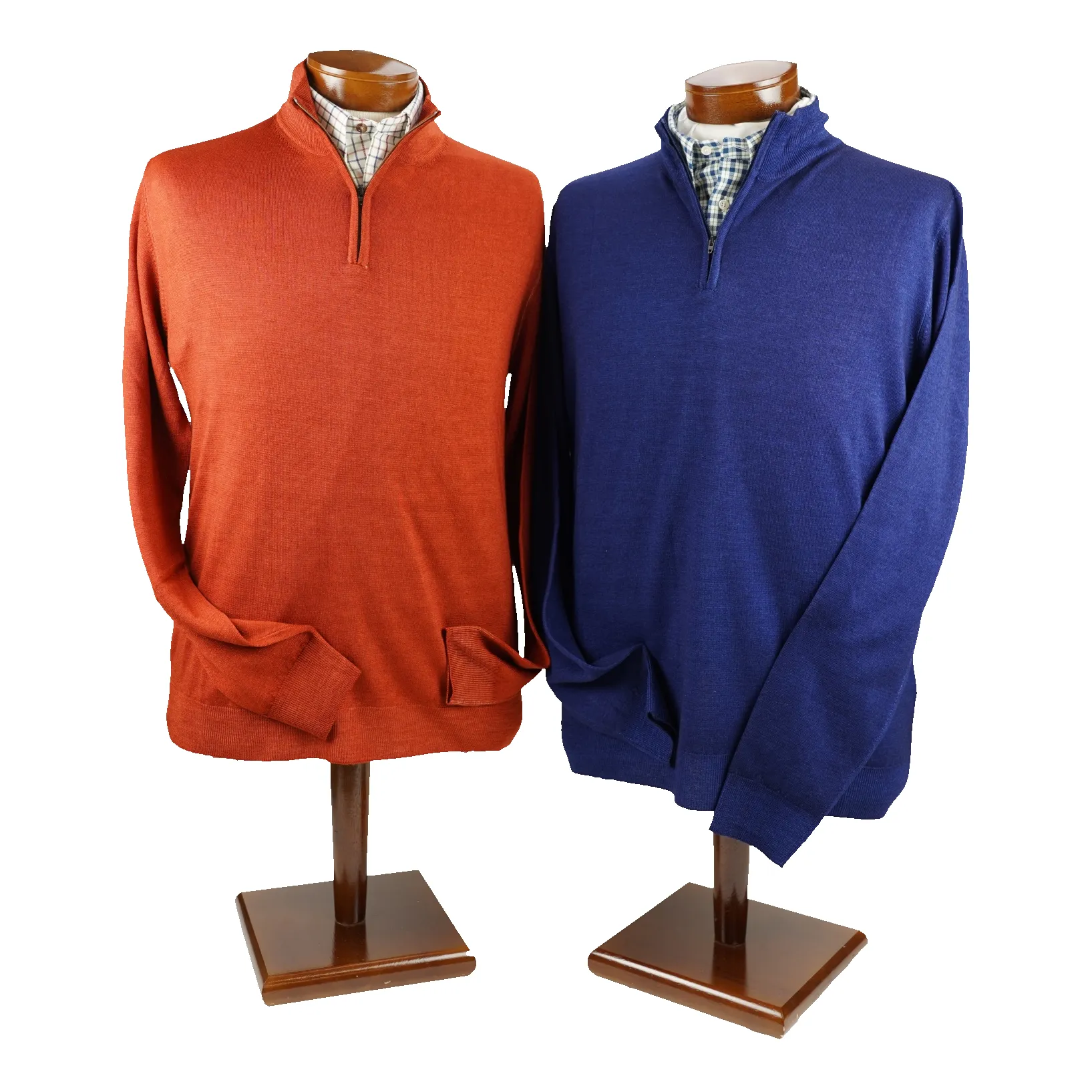 100% Merino Wool 1-Ply Quarter Zip Sweater sold by The Andover Shop