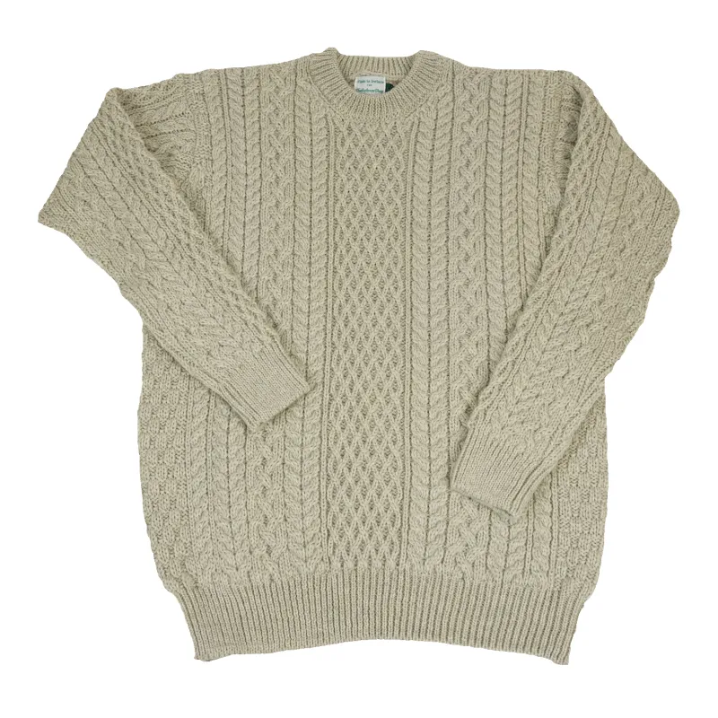 Aran Crewneck Sweater sold by The Andover Shop