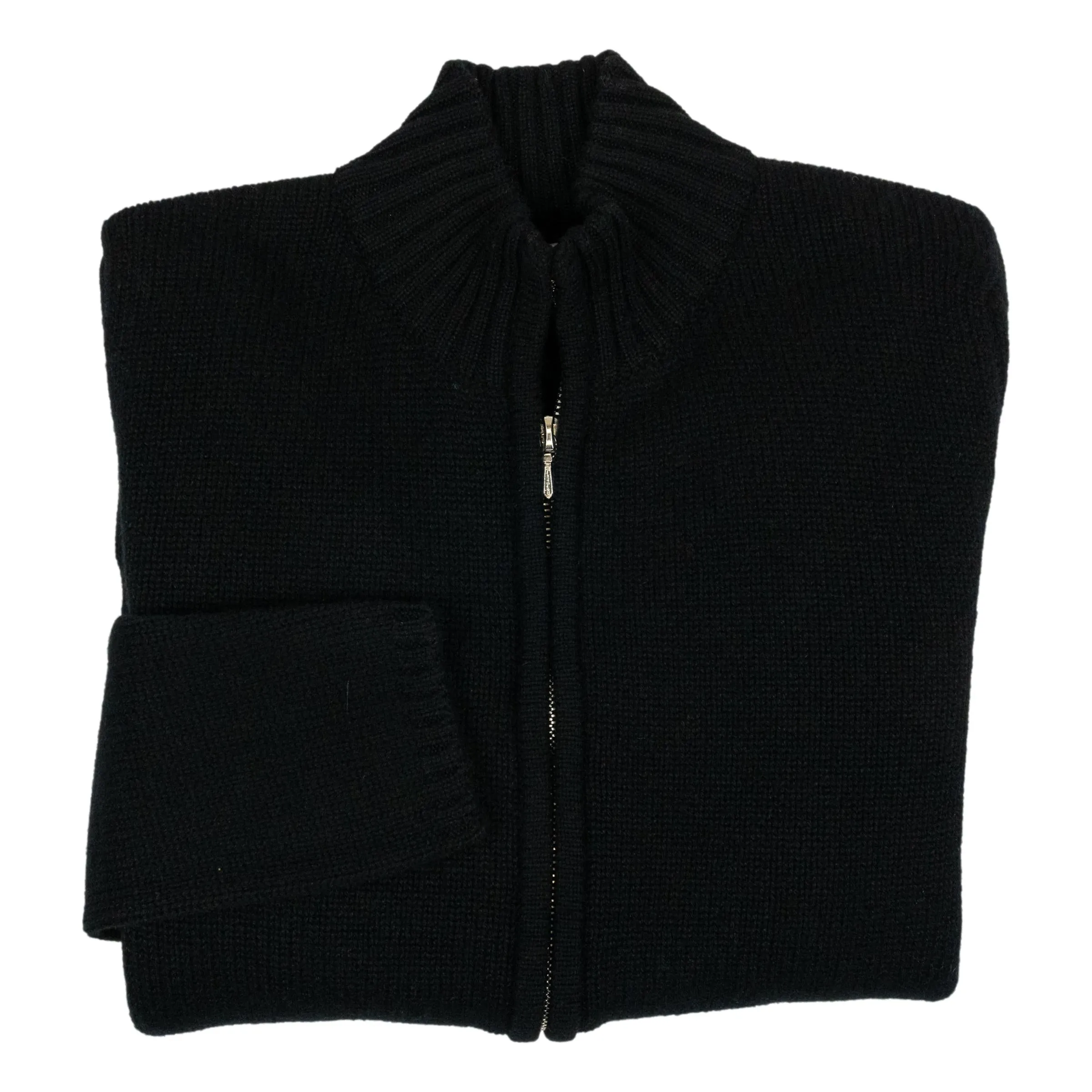 Zola High Neck Zipper Cashmere Sweater sold by The Andover Shop product image thumbnail 2