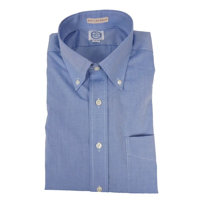 Blue Chambray Button Down Dress Shirt sold by The Andover Shop