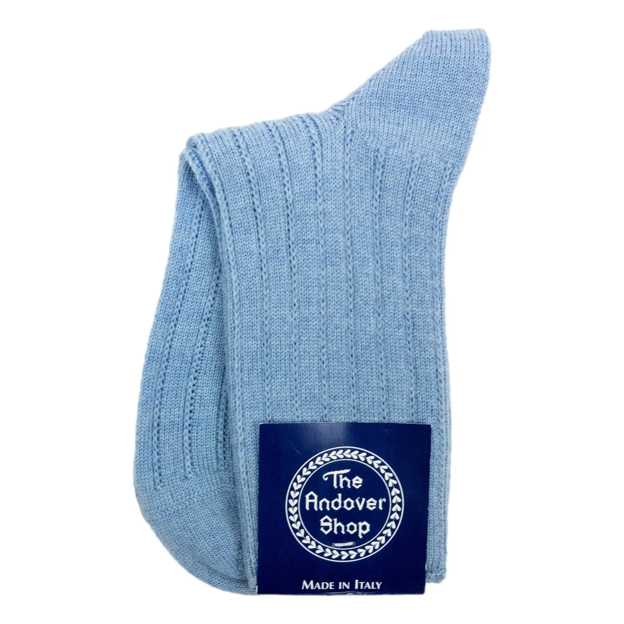 Women's Wool Ribbed Dress Sock sold by The Andover Shop product image thumbnail 2