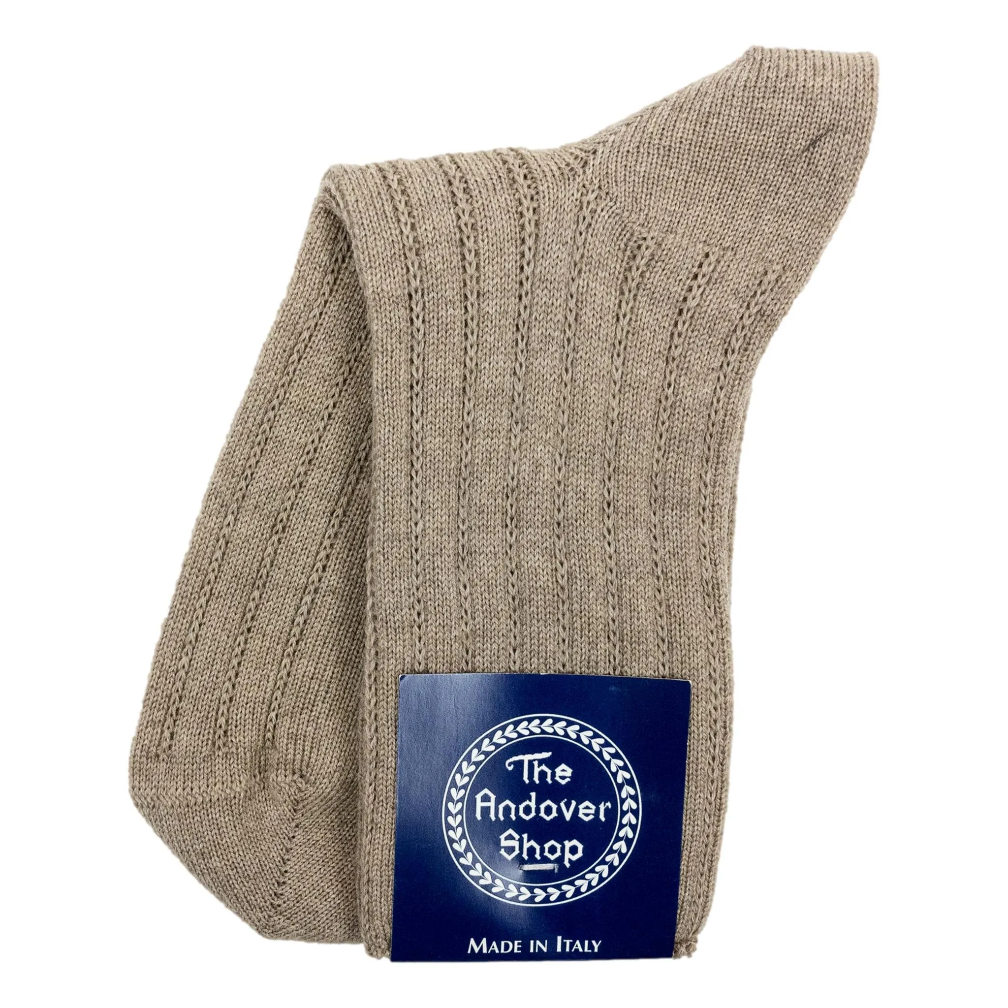 Women's Wool Ribbed Dress Sock sold by The Andover Shop product image thumbnail 3