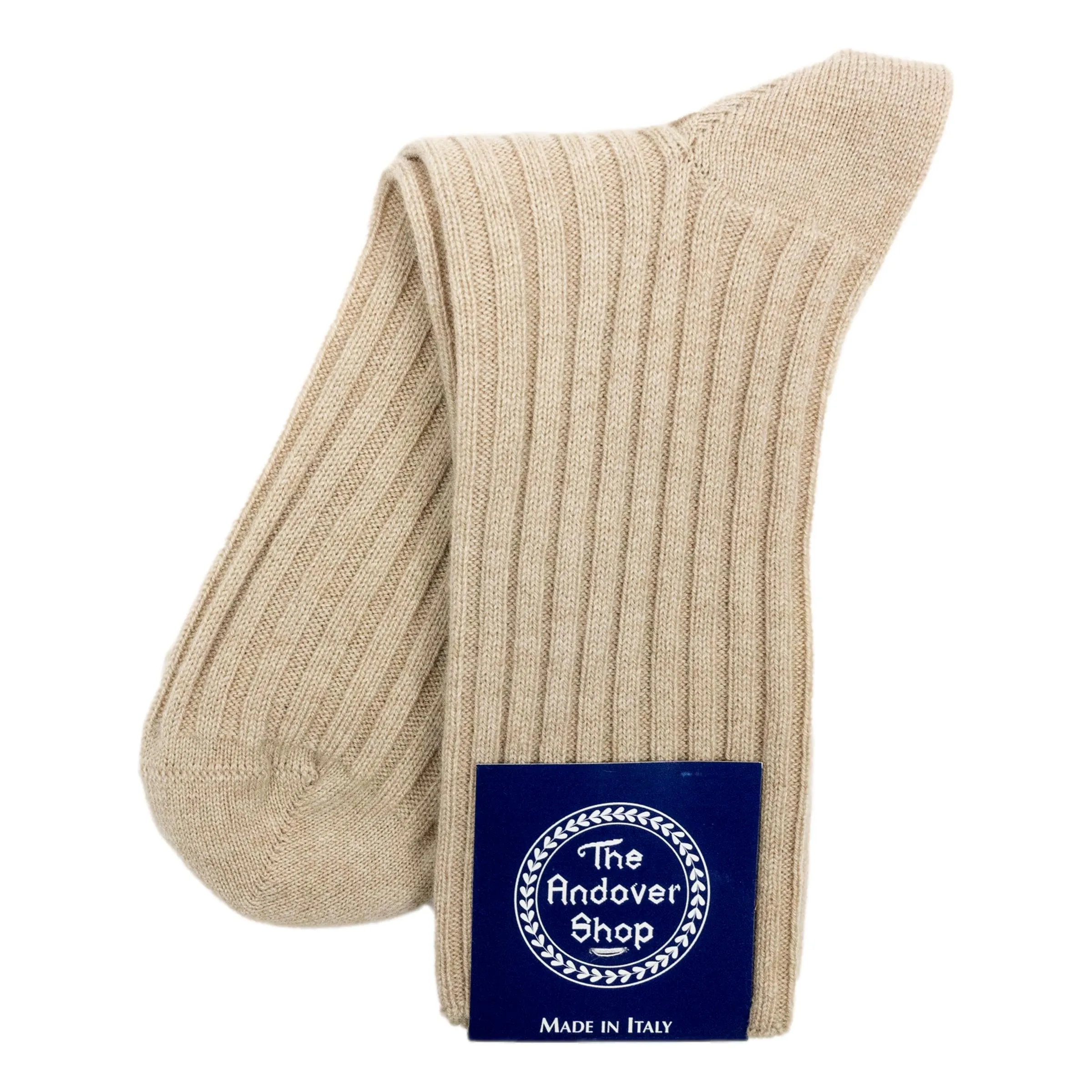 Women's Cashmere Ribbed Dress Sock sold by The Andover Shop