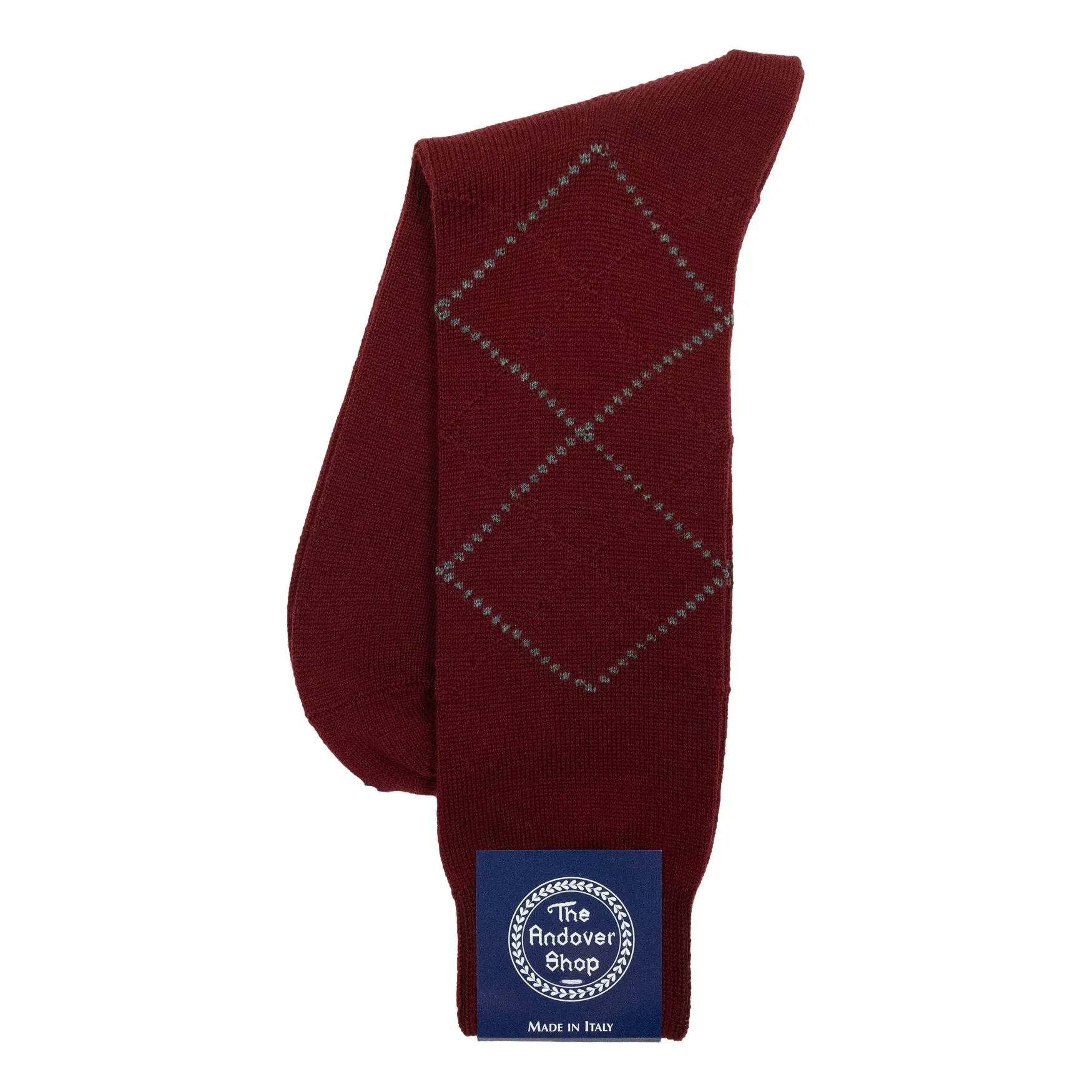 Mid-calf Argyle Wool Dress Socks sold by The Andover Shop product image thumbnail 5