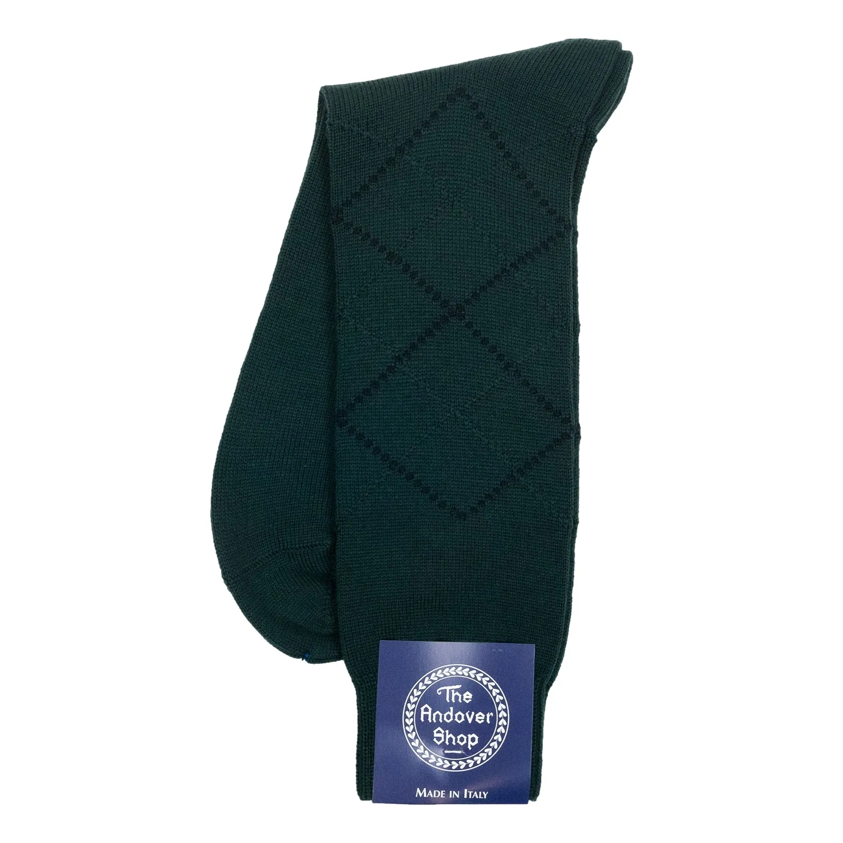 Mid-calf Argyle Wool Dress Socks sold by The Andover Shop product image thumbnail 2