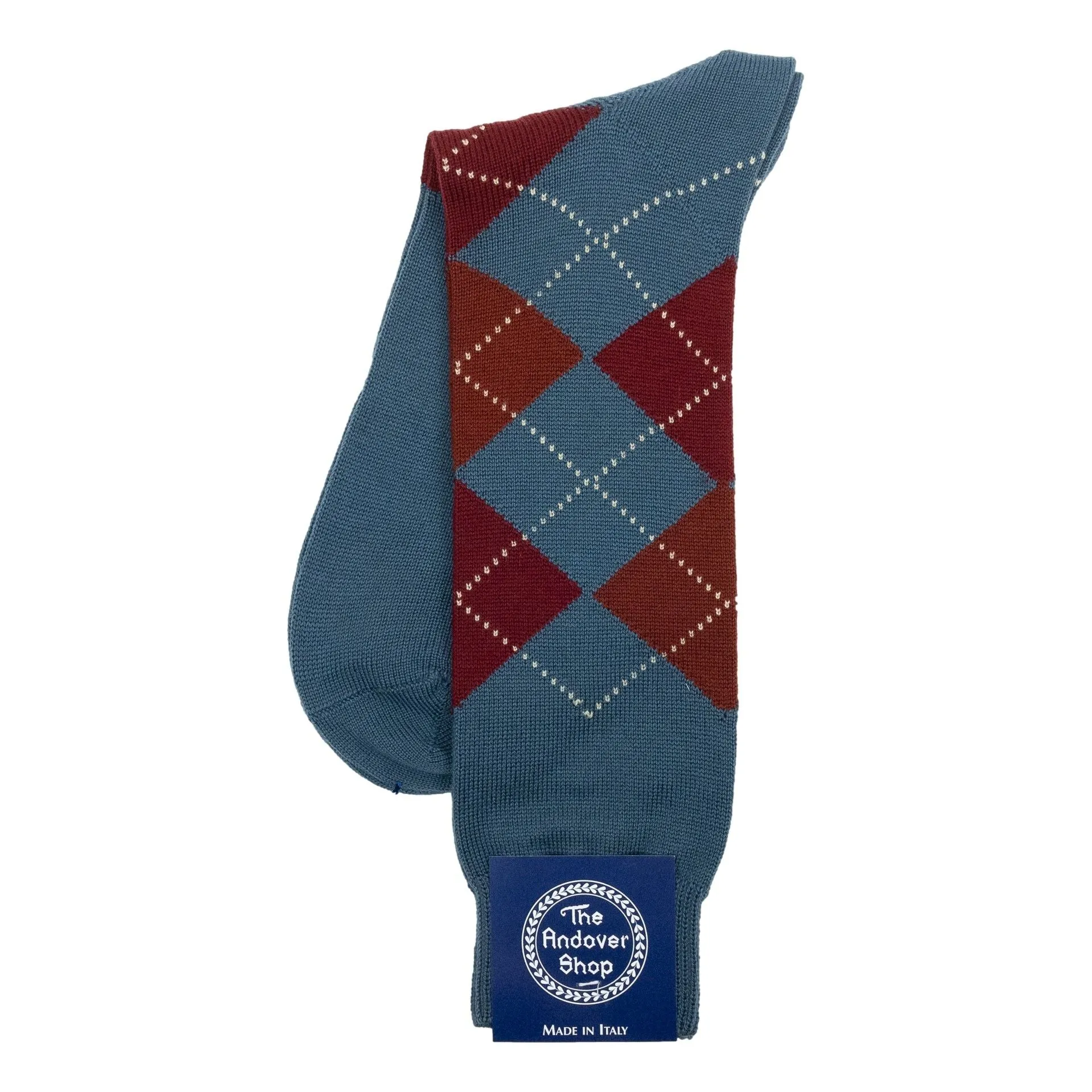 Mid-calf Argyle Wool Dress Socks sold by The Andover Shop product image thumbnail 4