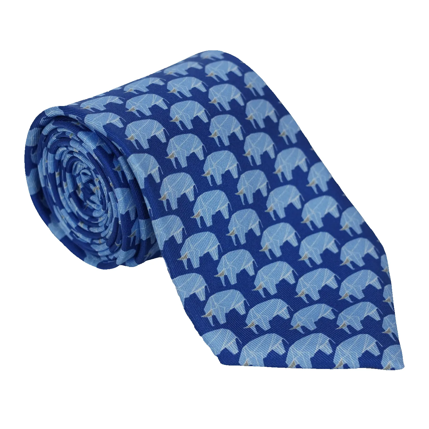 Elephant Silk Woven Tie sold by The Andover Shop product image thumbnail 3