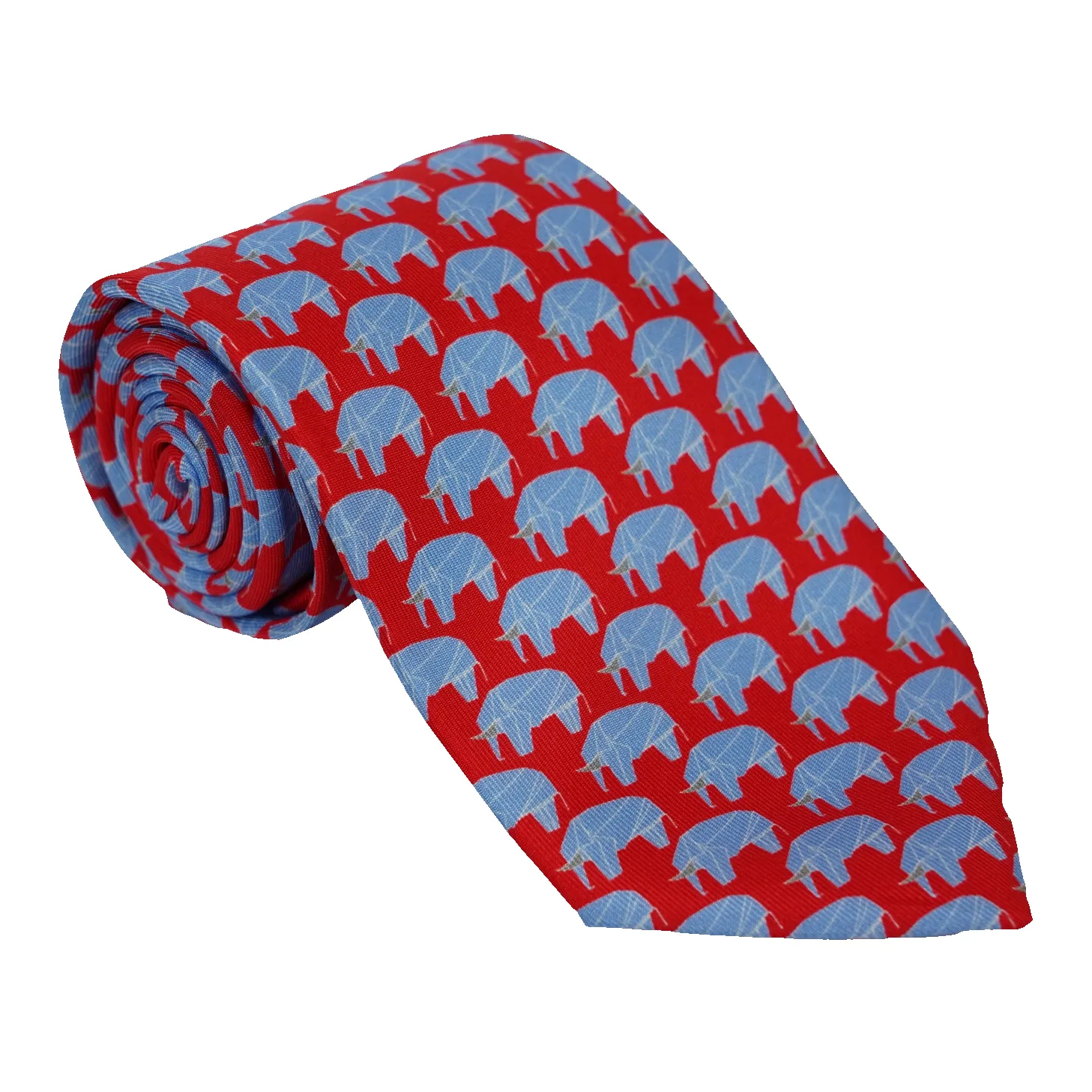 Elephant Silk Woven Tie sold by The Andover Shop product image thumbnail 4