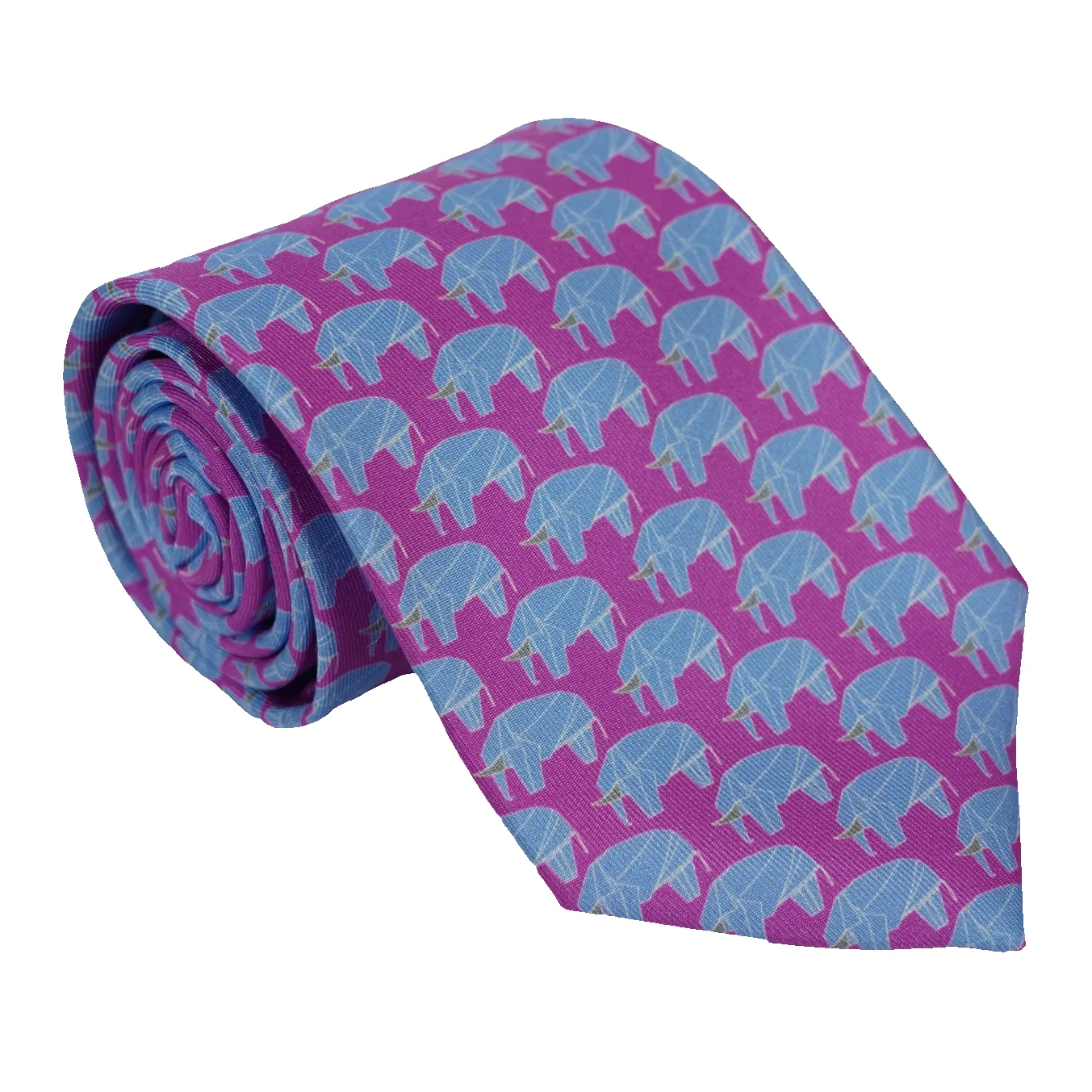 Elephant Silk Woven Tie sold by The Andover Shop