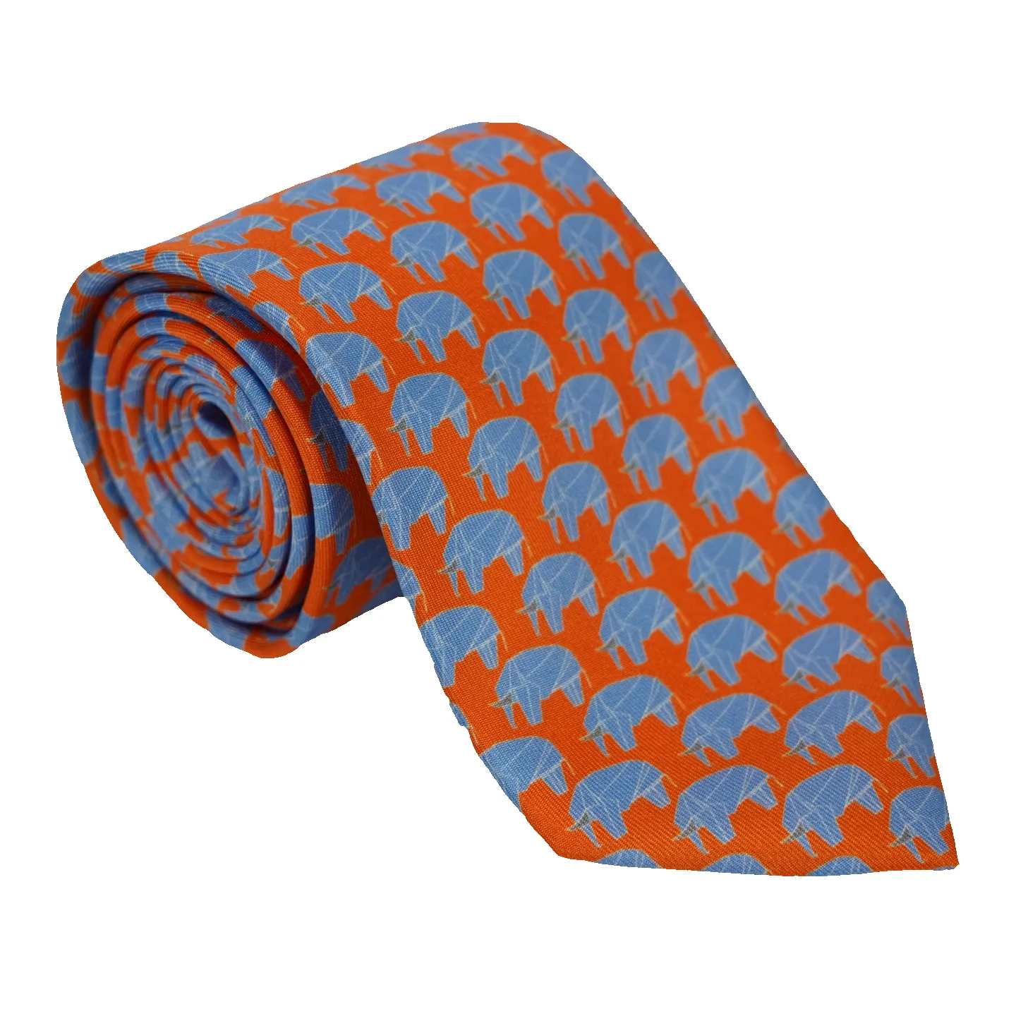 Elephant Silk Woven Tie sold by The Andover Shop product image thumbnail 5