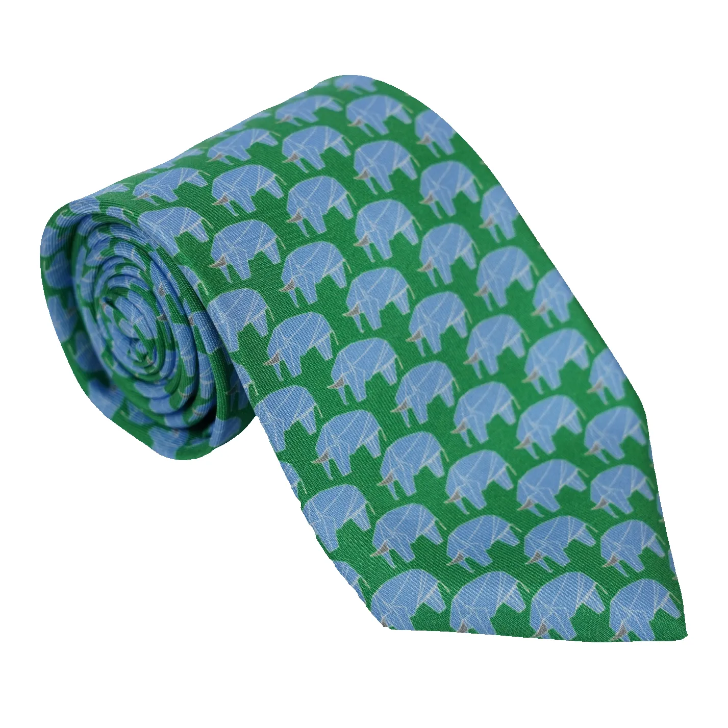 Elephant Silk Woven Tie sold by The Andover Shop product image thumbnail 2