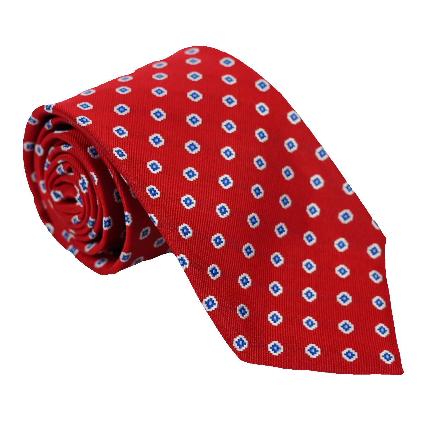 Abstract Medallion Silk Woven Tie sold by The Andover Shop