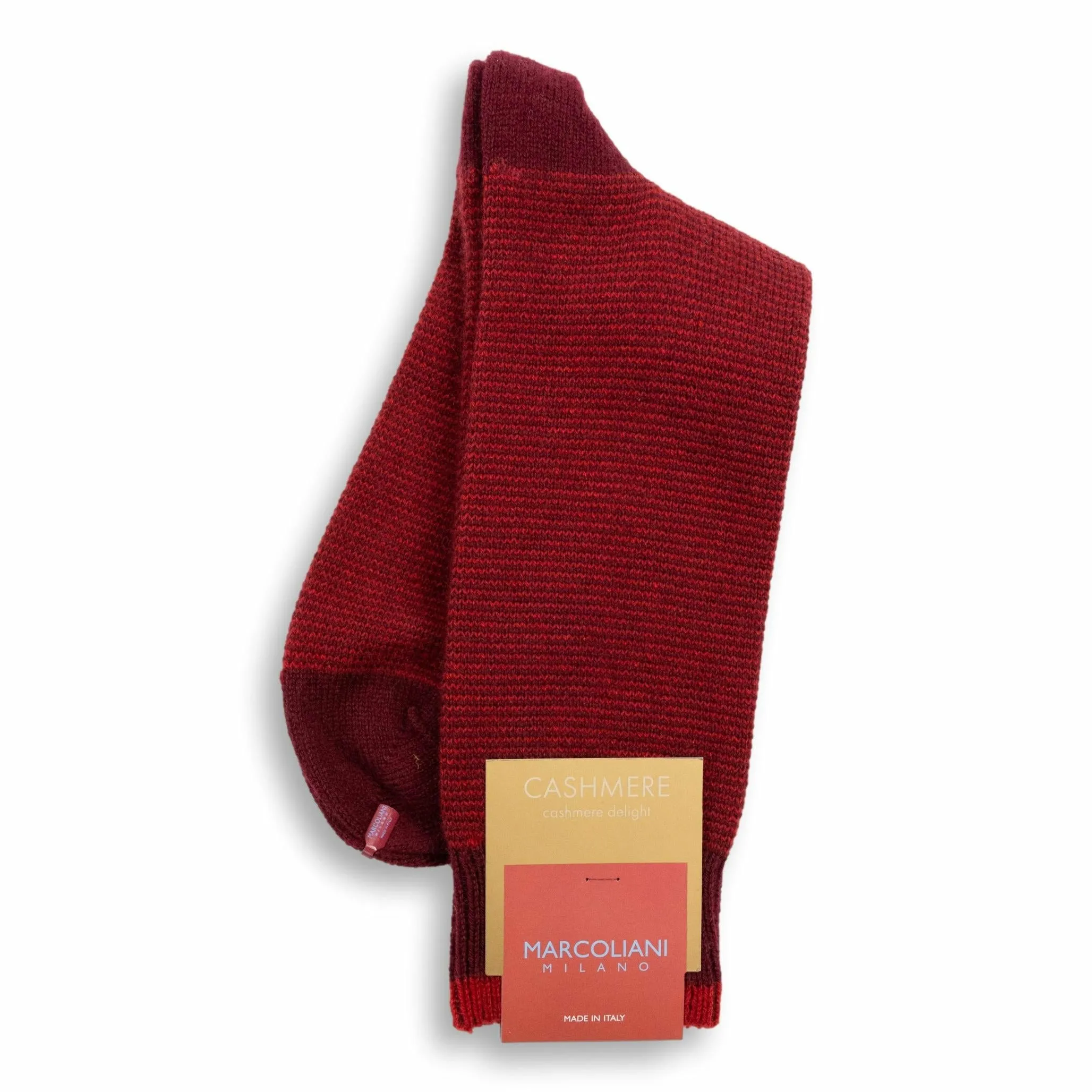 Micro Stripe Cashmere Mid-Calf Dress Socks sold by The Andover Shop product image thumbnail 2