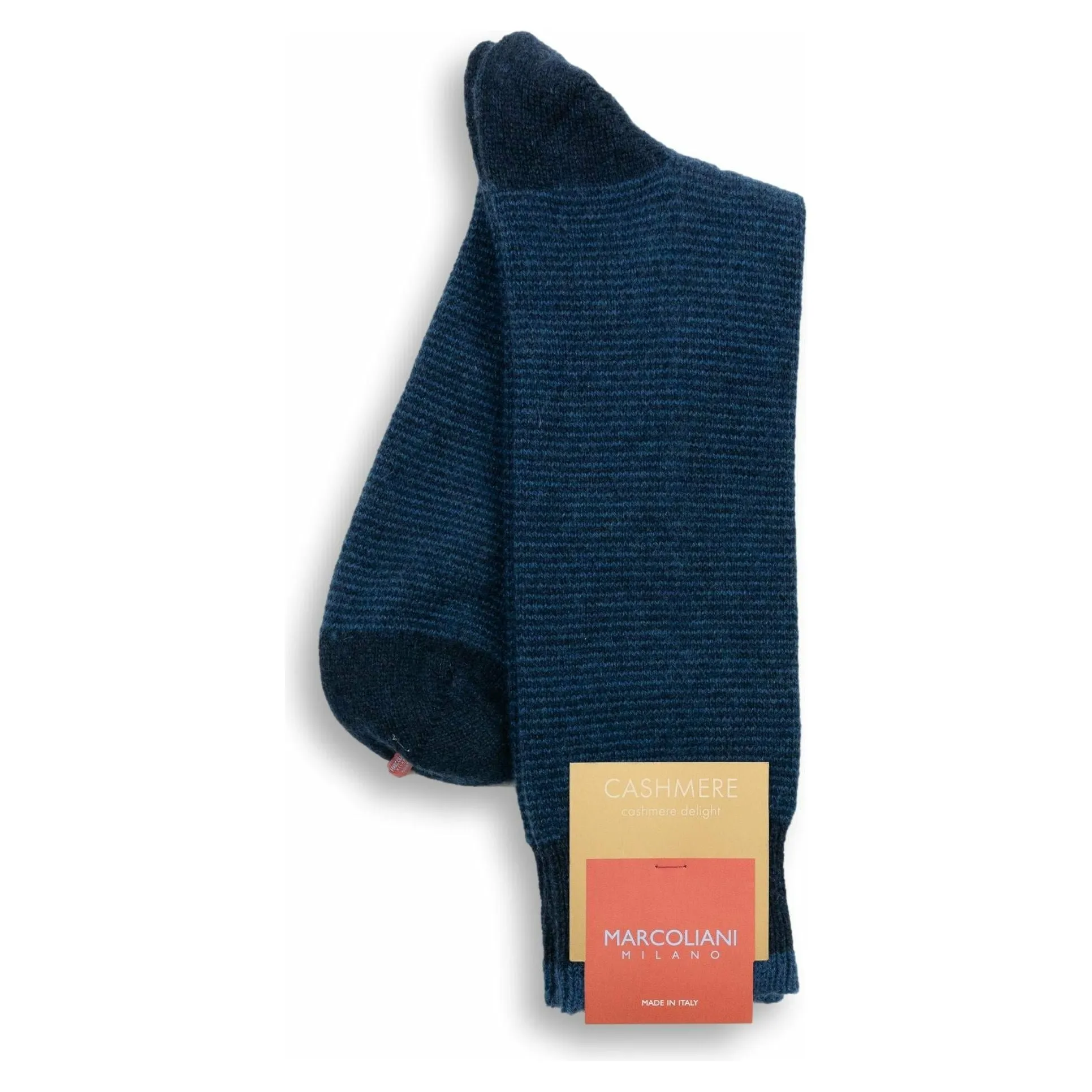 Micro Stripe Cashmere Mid-Calf Dress Socks sold by The Andover Shop