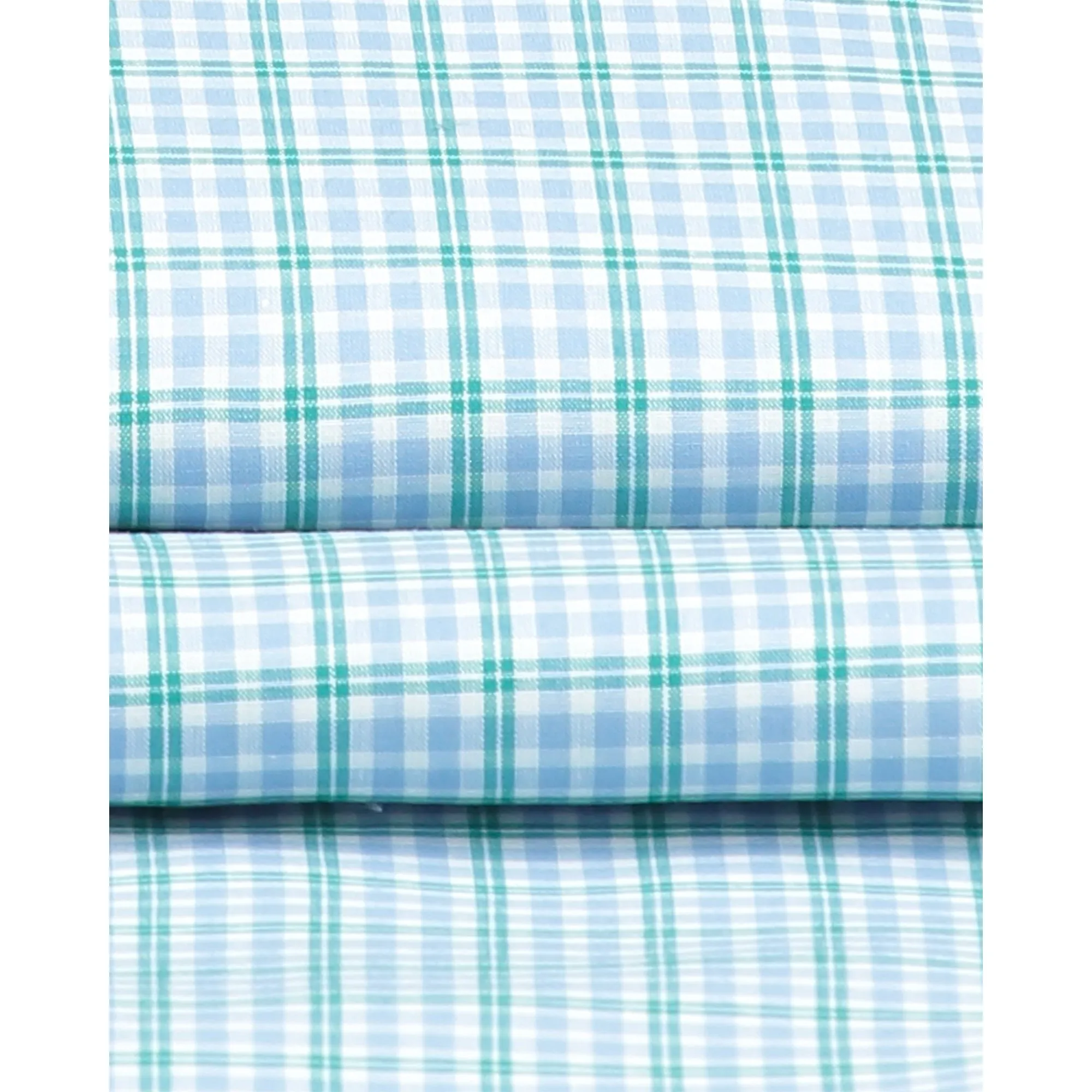 Classic Sky Green Check Pyjamas sold by The Andover Shop product image thumbnail 3