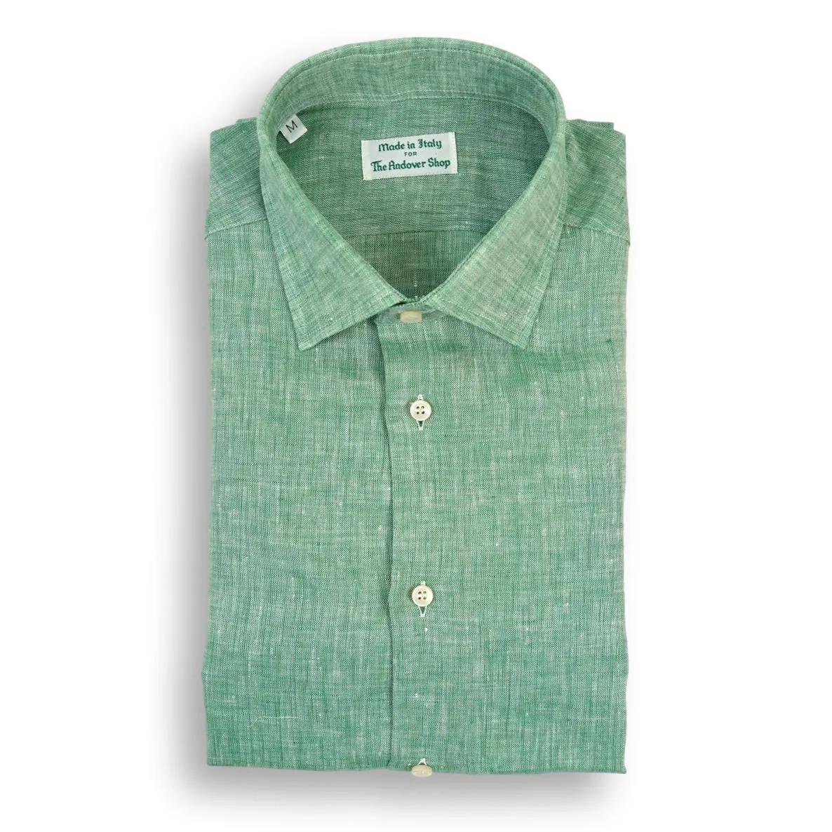 Linen Spread Collar Sport Shirt sold by The Andover Shop product image thumbnail 5