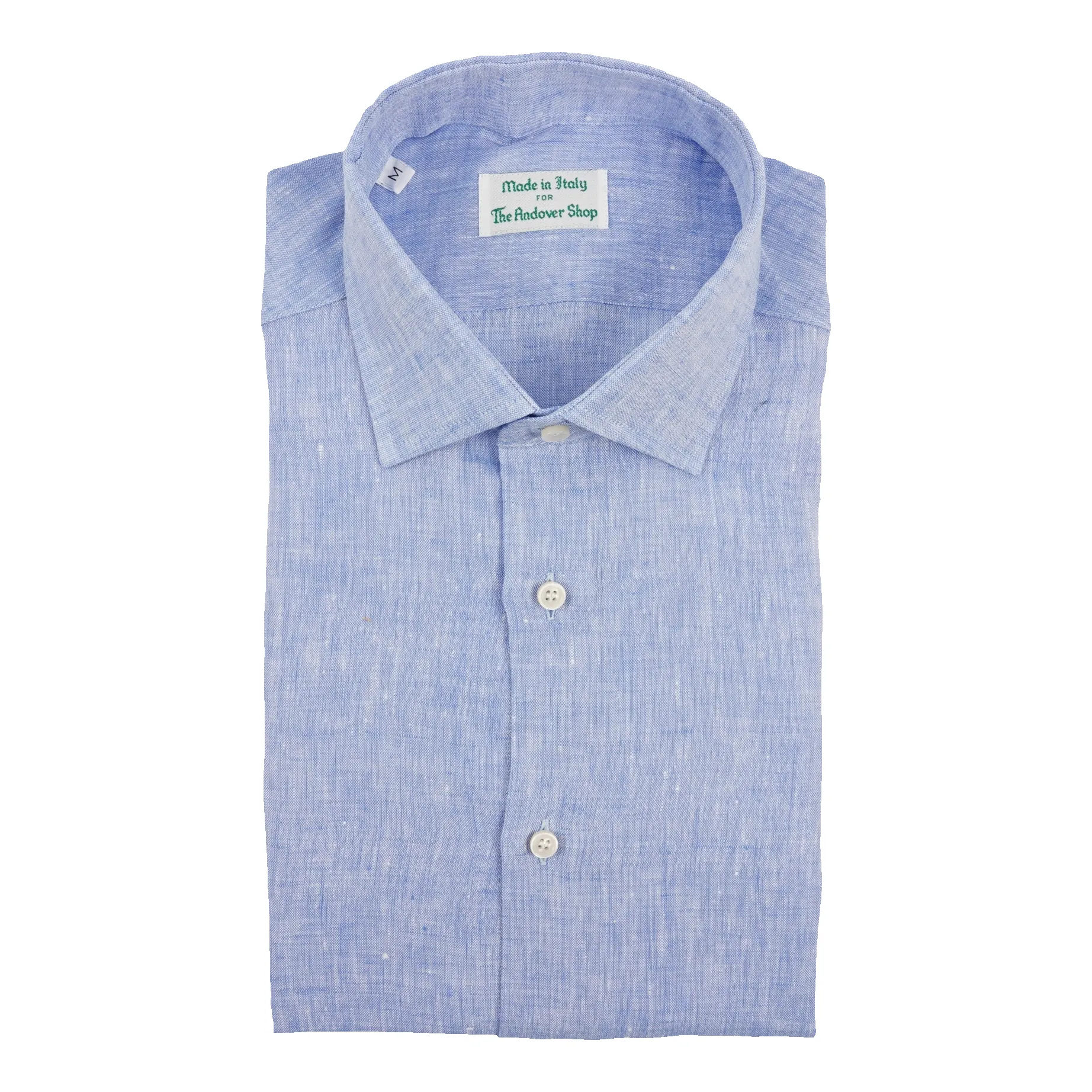 Linen Spread Collar Sport Shirt sold by The Andover Shop product image thumbnail 2