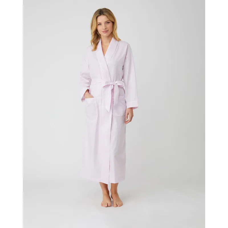 Long Jacquard Dressing Gown sold by The Andover Shop