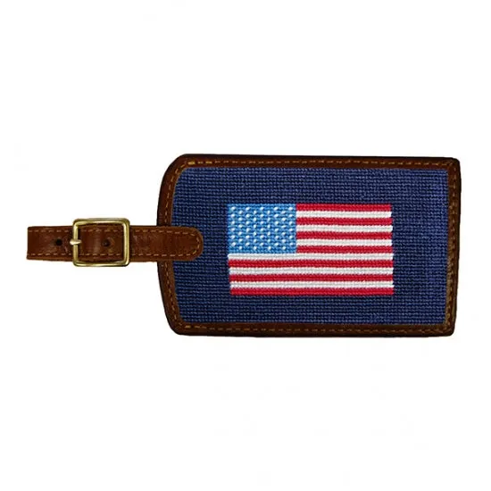 American Flag Luggage Tag sold by The Andover Shop