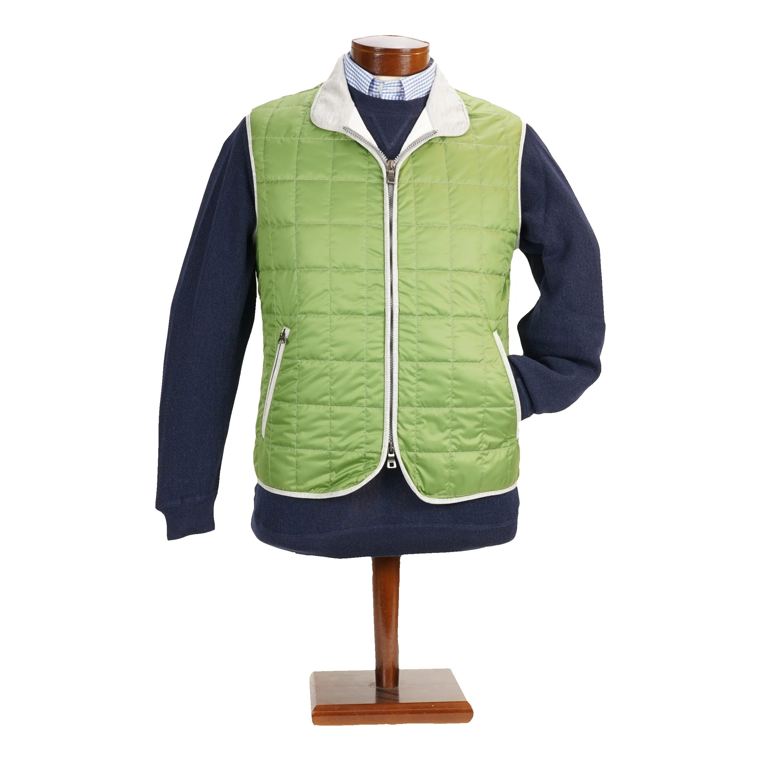 Fern Green Theo Waterville Quilted Vest sold by The Andover Shop