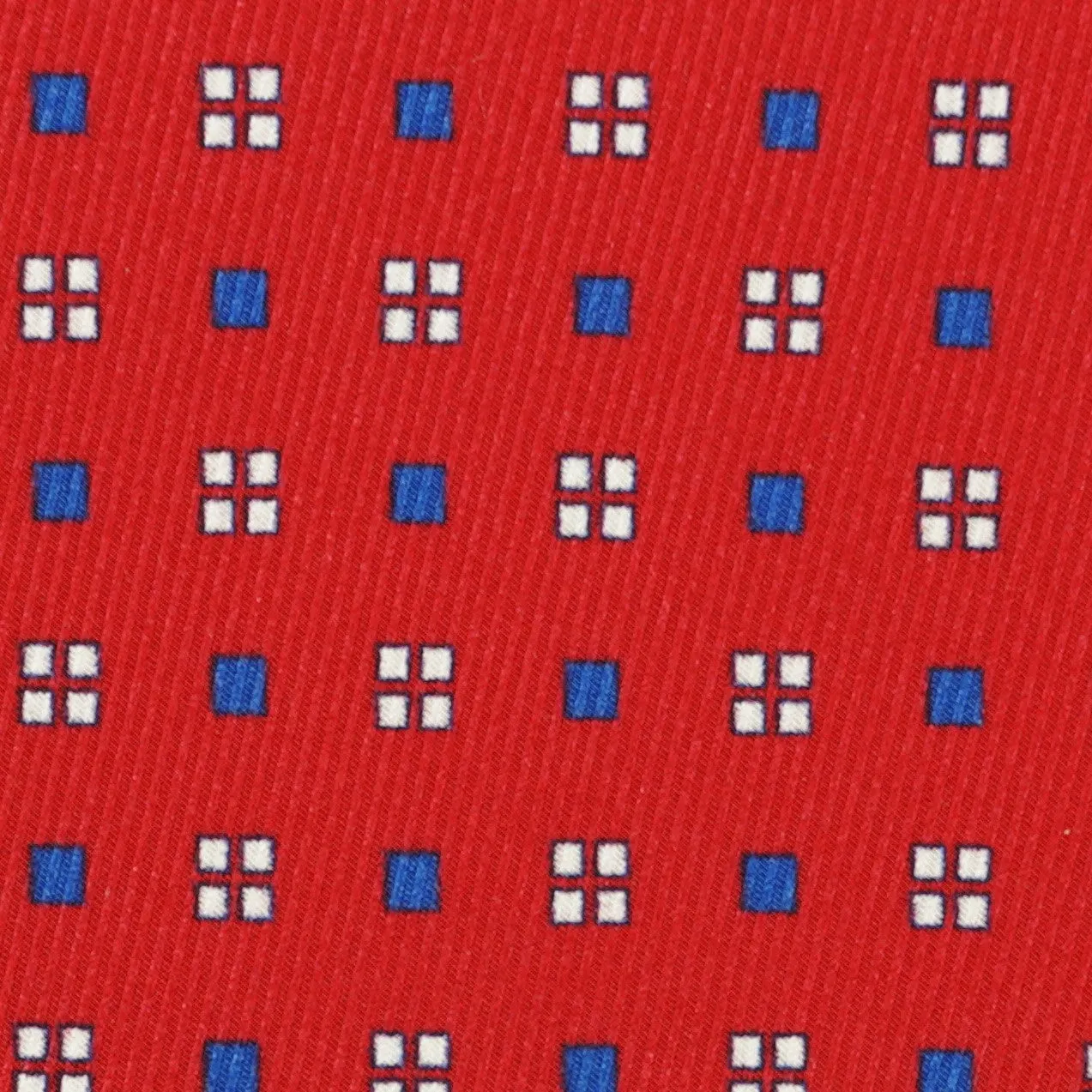 Alternating Squares Neat Silk Tie sold by The Andover Shop product image thumbnail 5