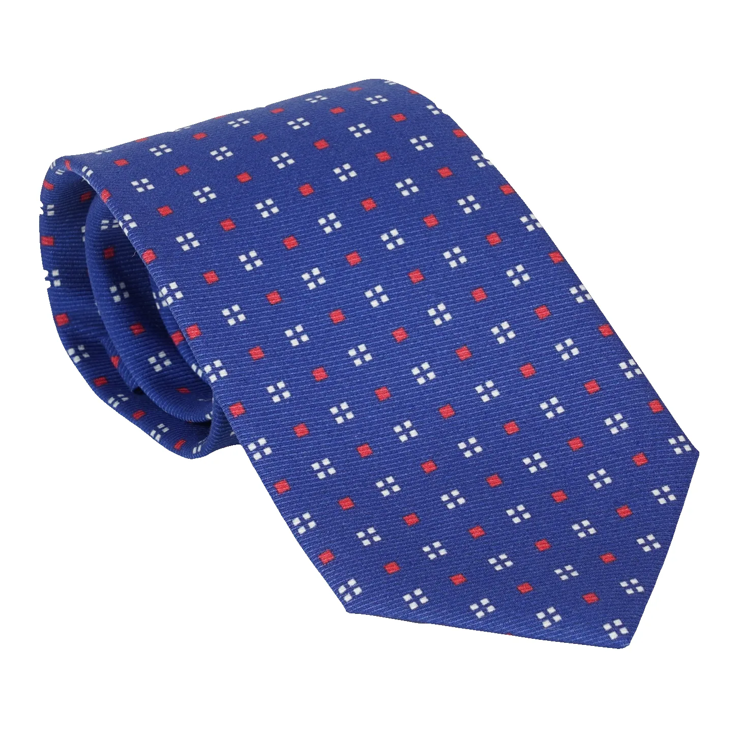 Alternating Squares Neat Silk Tie sold by The Andover Shop product image thumbnail 3