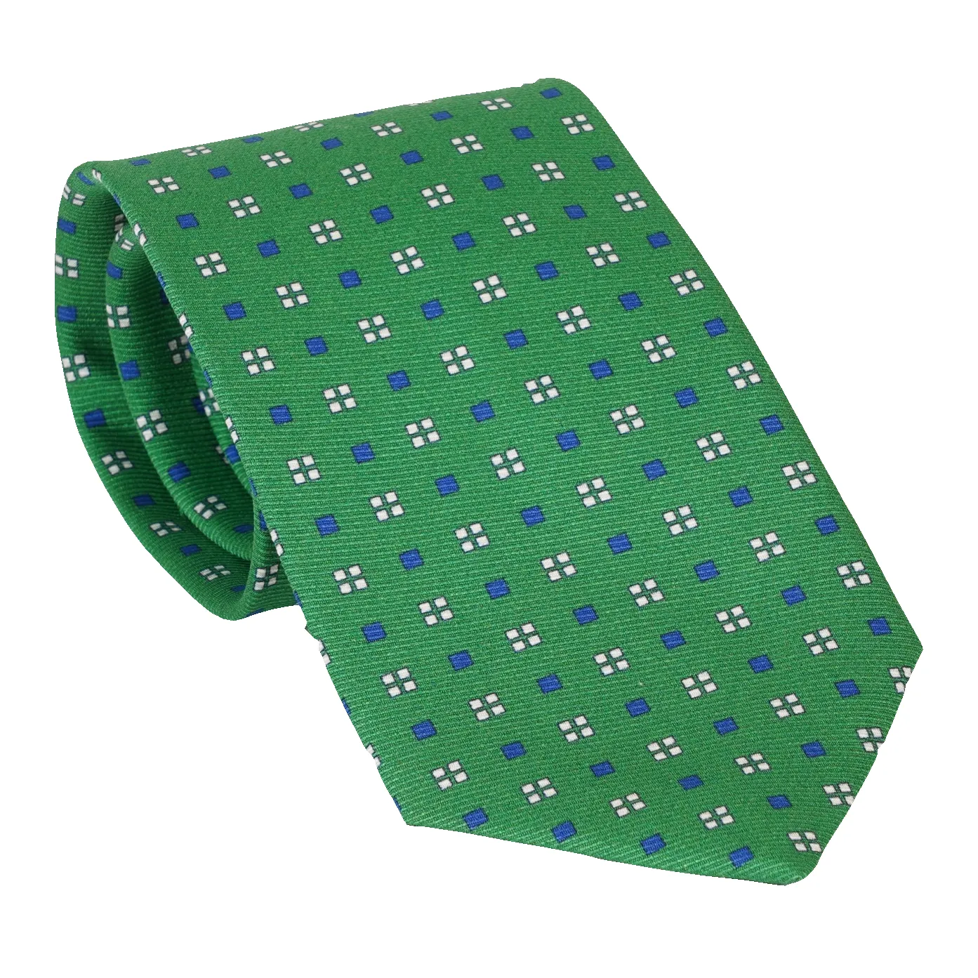 Alternating Squares Neat Silk Tie sold by The Andover Shop product image thumbnail 4