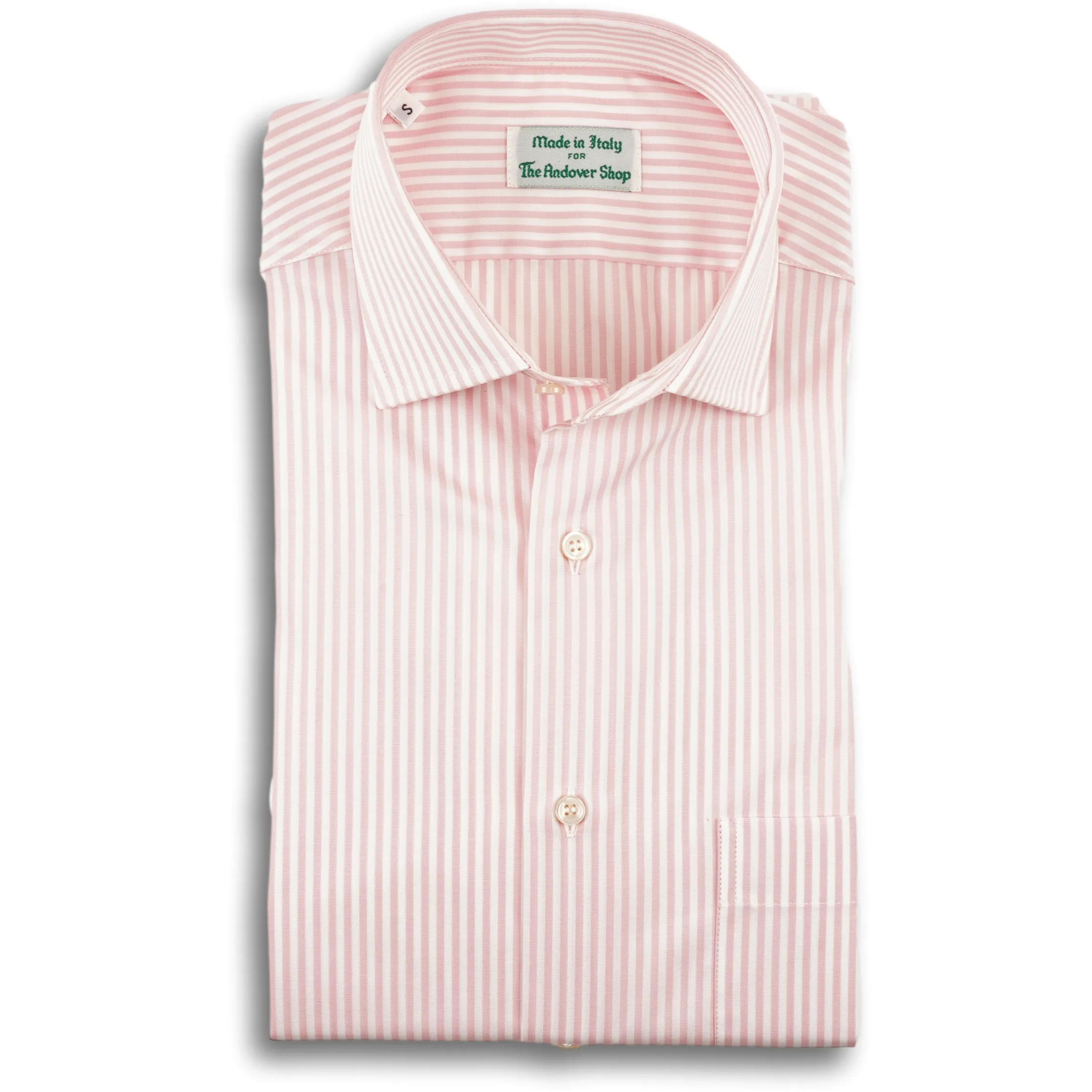 Spread Collar Banker Stripe Sport Shirt sold by The Andover Shop product image thumbnail 2