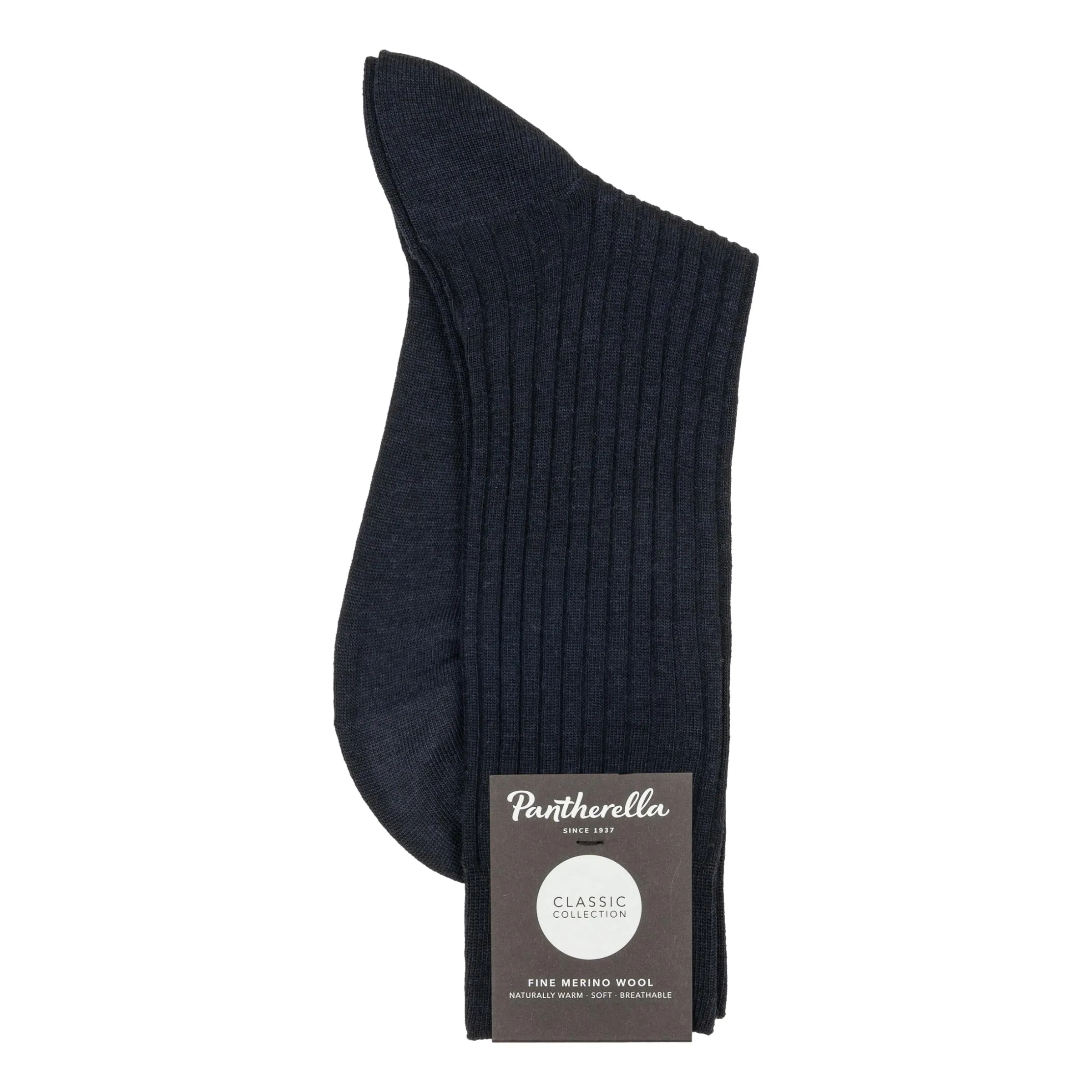Laburnum 5x3 Rib Merino Wool Mid-calf Dress Socks sold by The Andover Shop product image thumbnail 3